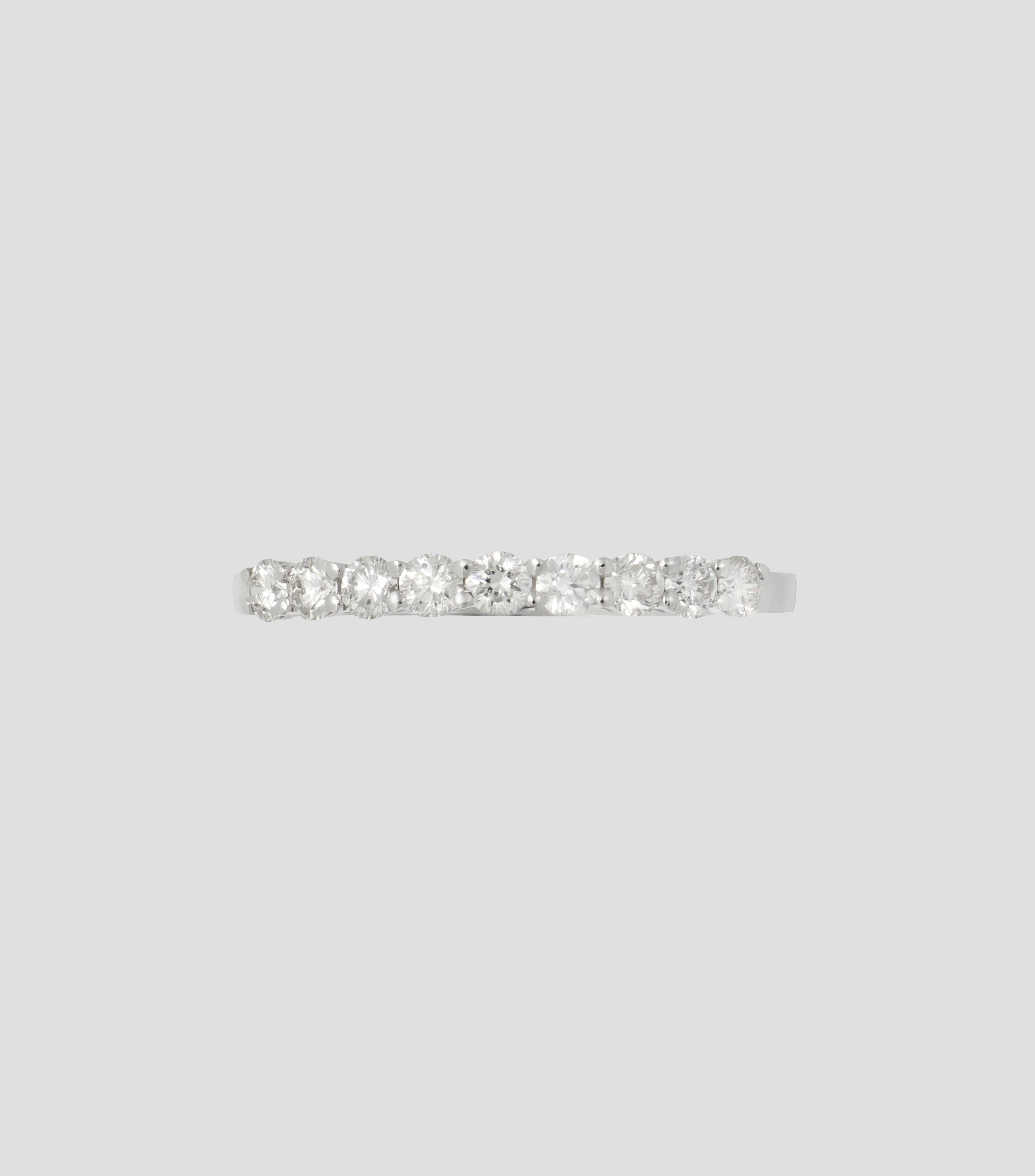 Anillo en Oro Blanco de 14 Kilates con Diamante Mujer