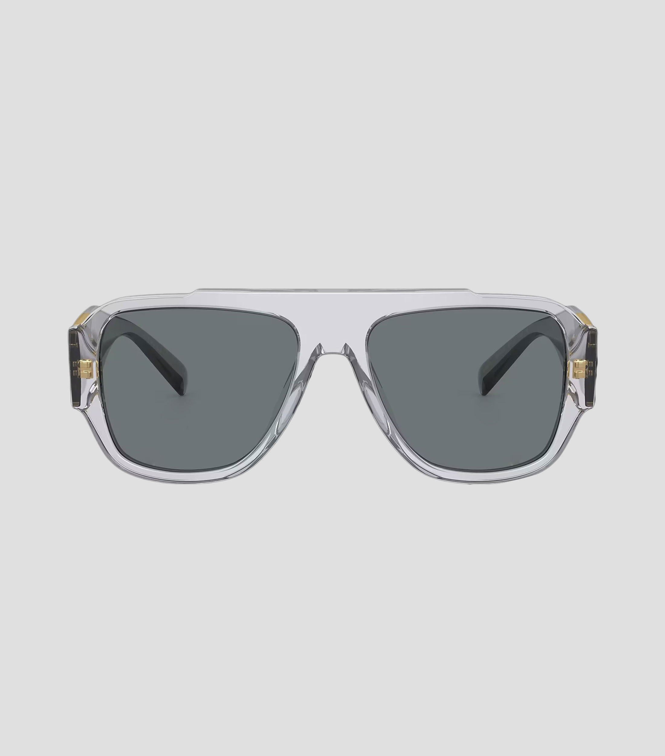 Lentes de sol aviador grises Hombre