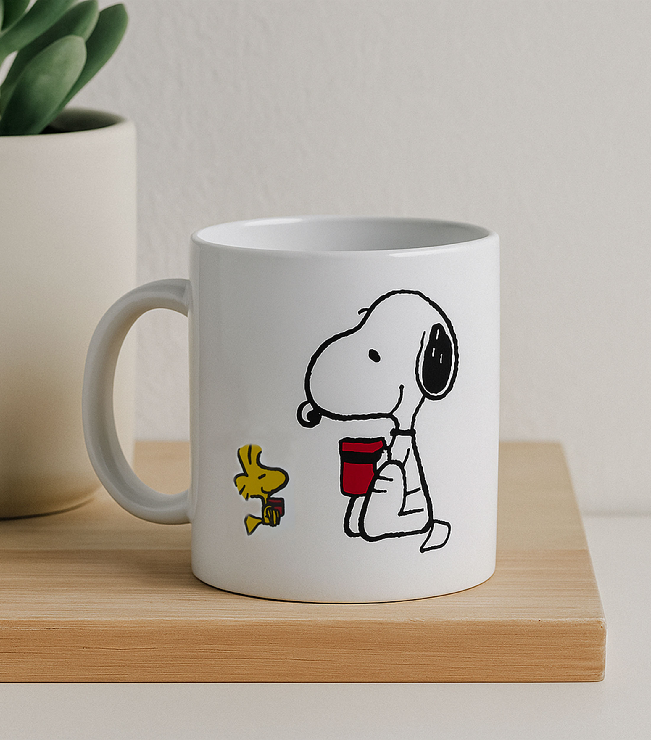 Tarro Snoopy estampado