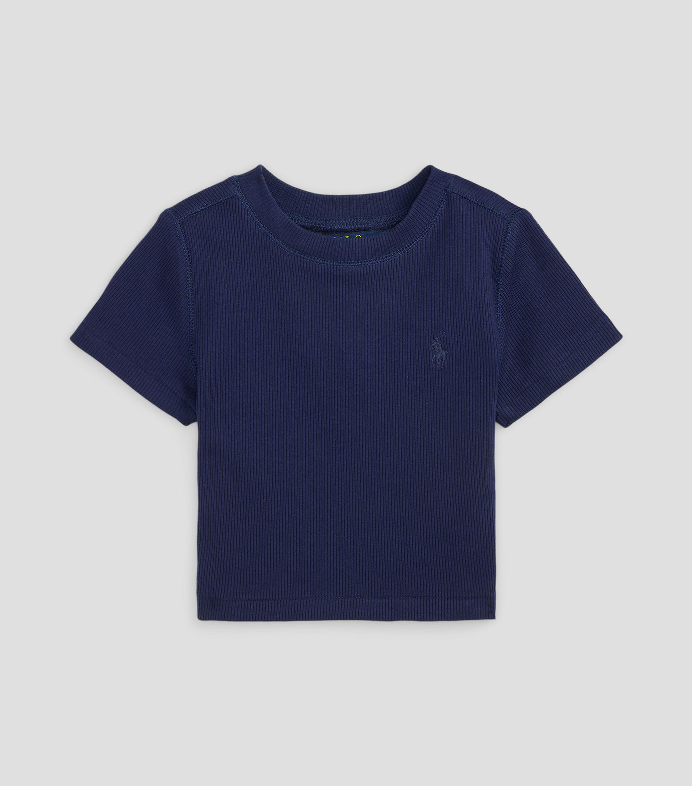 Playera cuello redondo manga corta lisa Niña