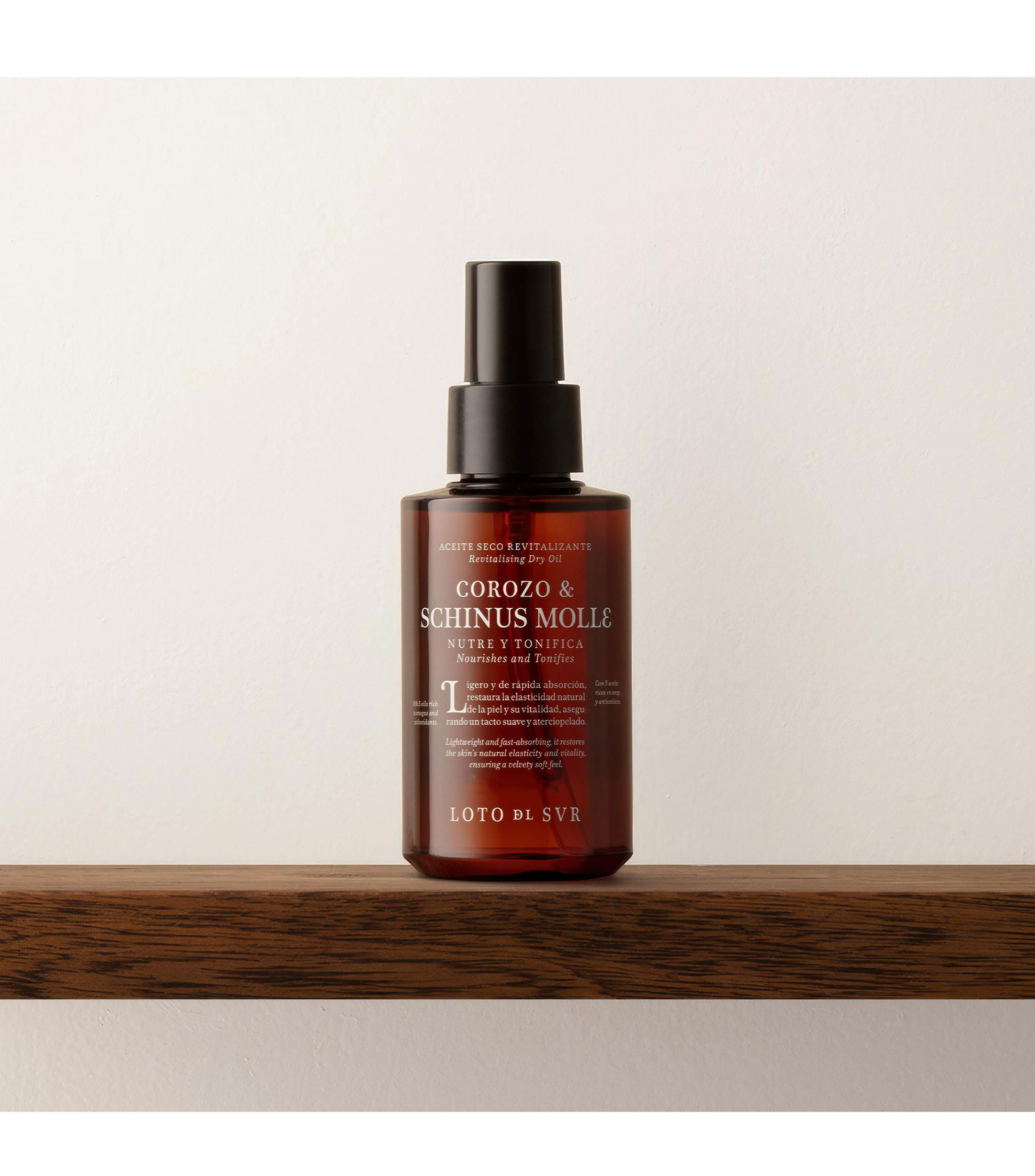 Aceite Seco Revitalizante Corozo & Schinus Molle, 100 ml