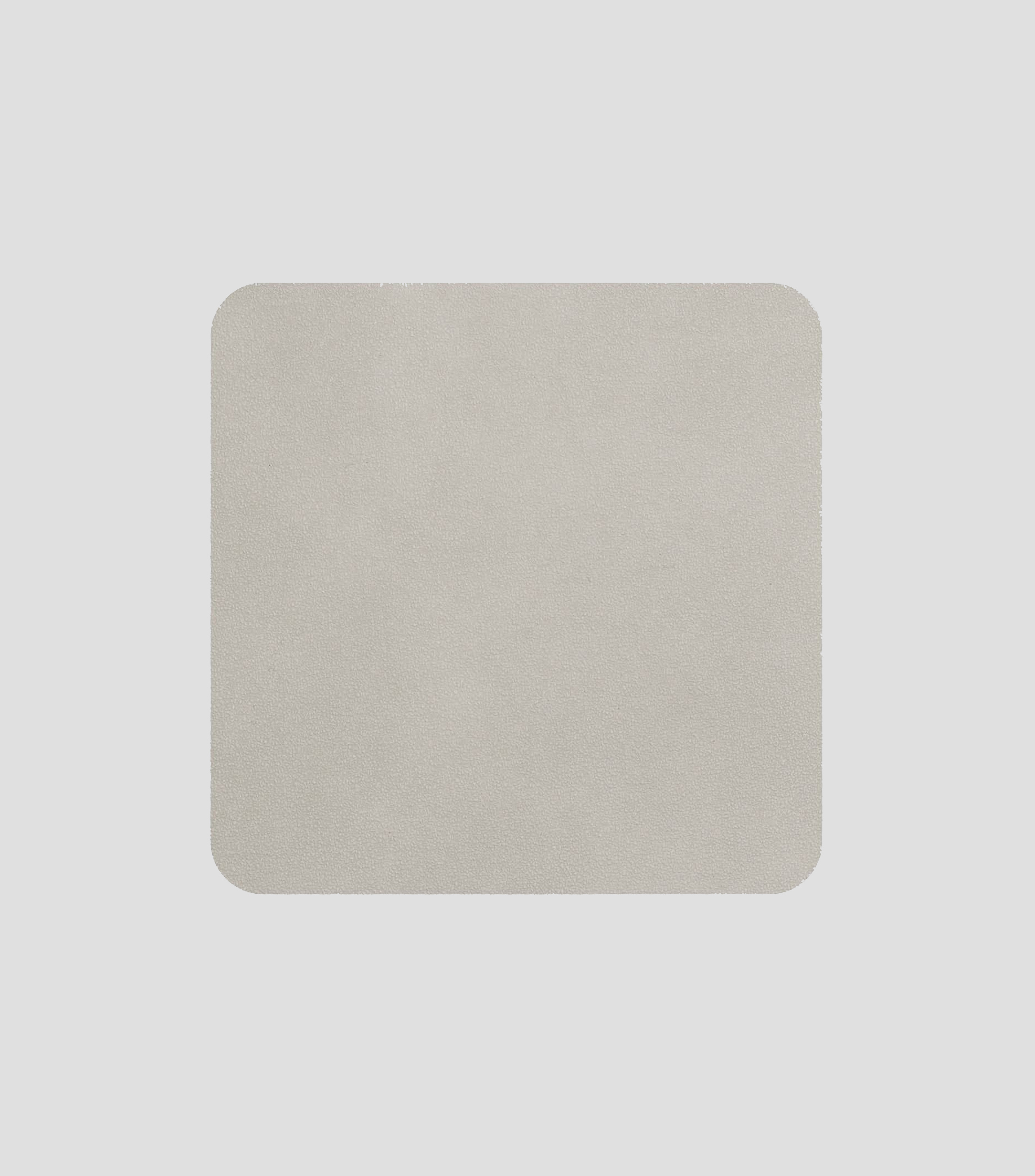 Set 4 portavasos en piel, gris