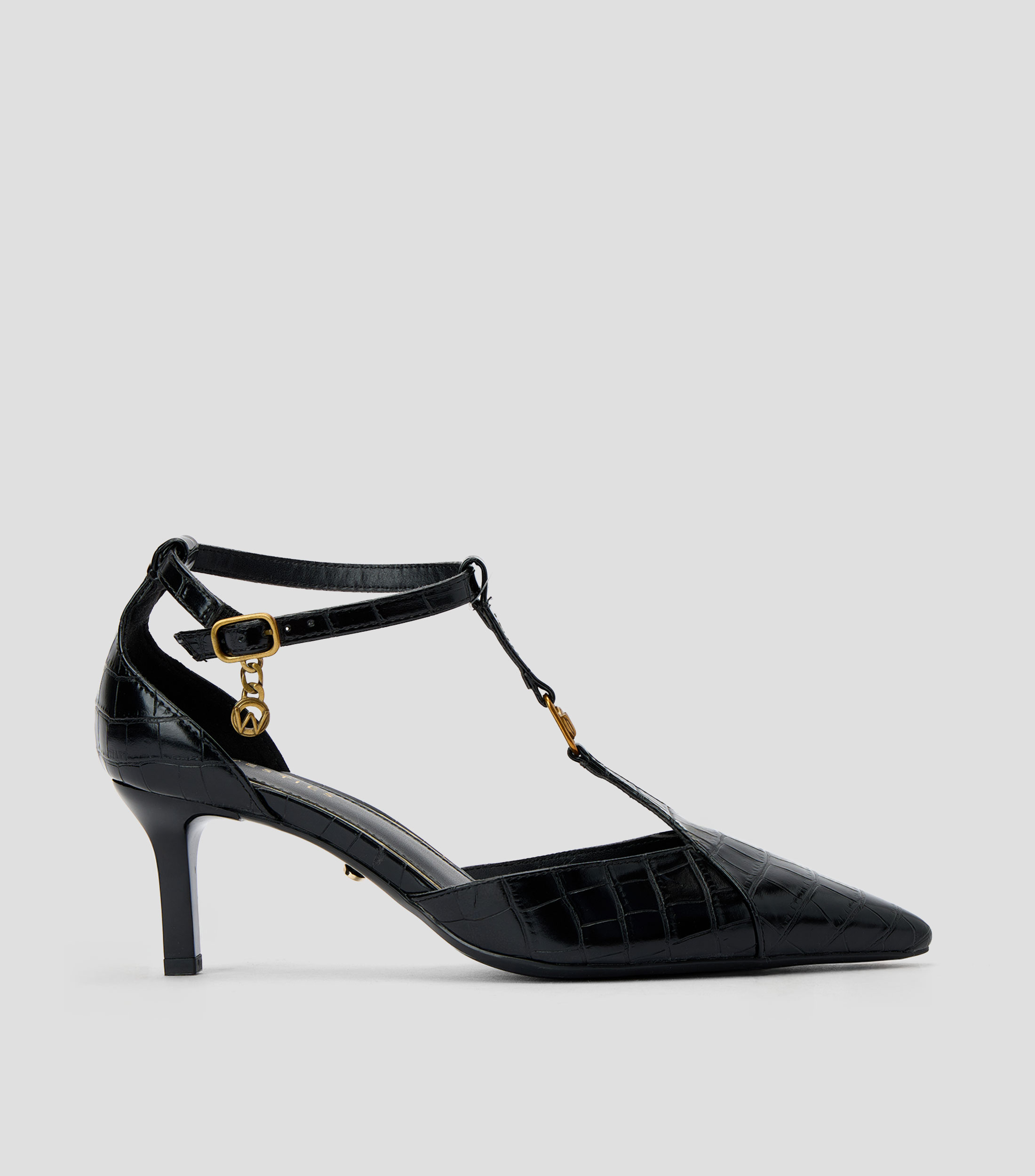 Zapatillas de tacón mediano de aguja Mujer