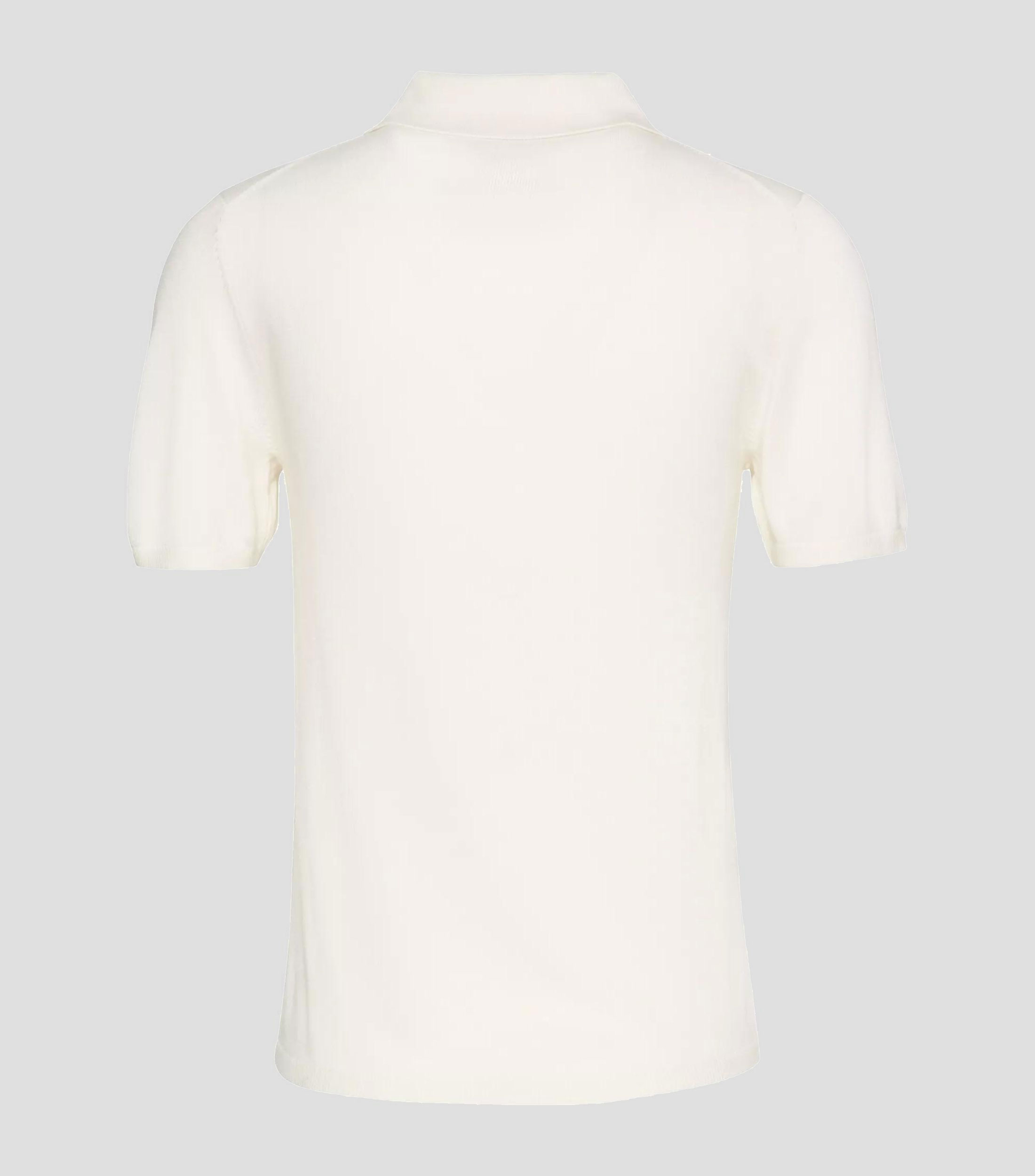 Playera tipo polo lisa Mujer