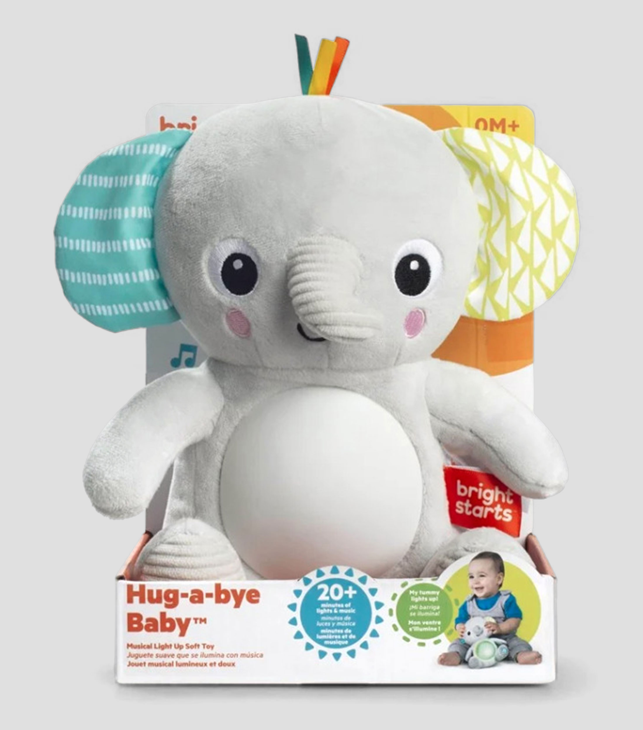 Elefante Peluche Musical Hug a Bye baby