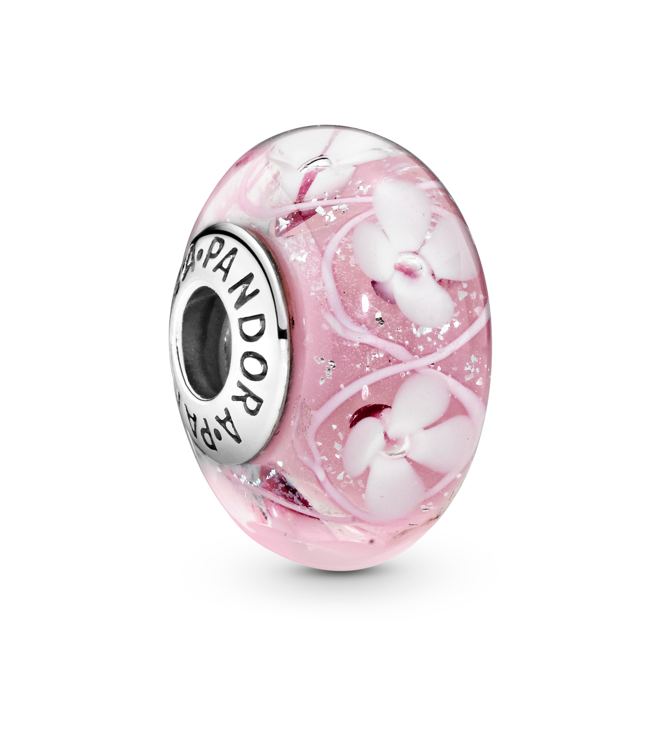 Pandora pink murano glass charm sales