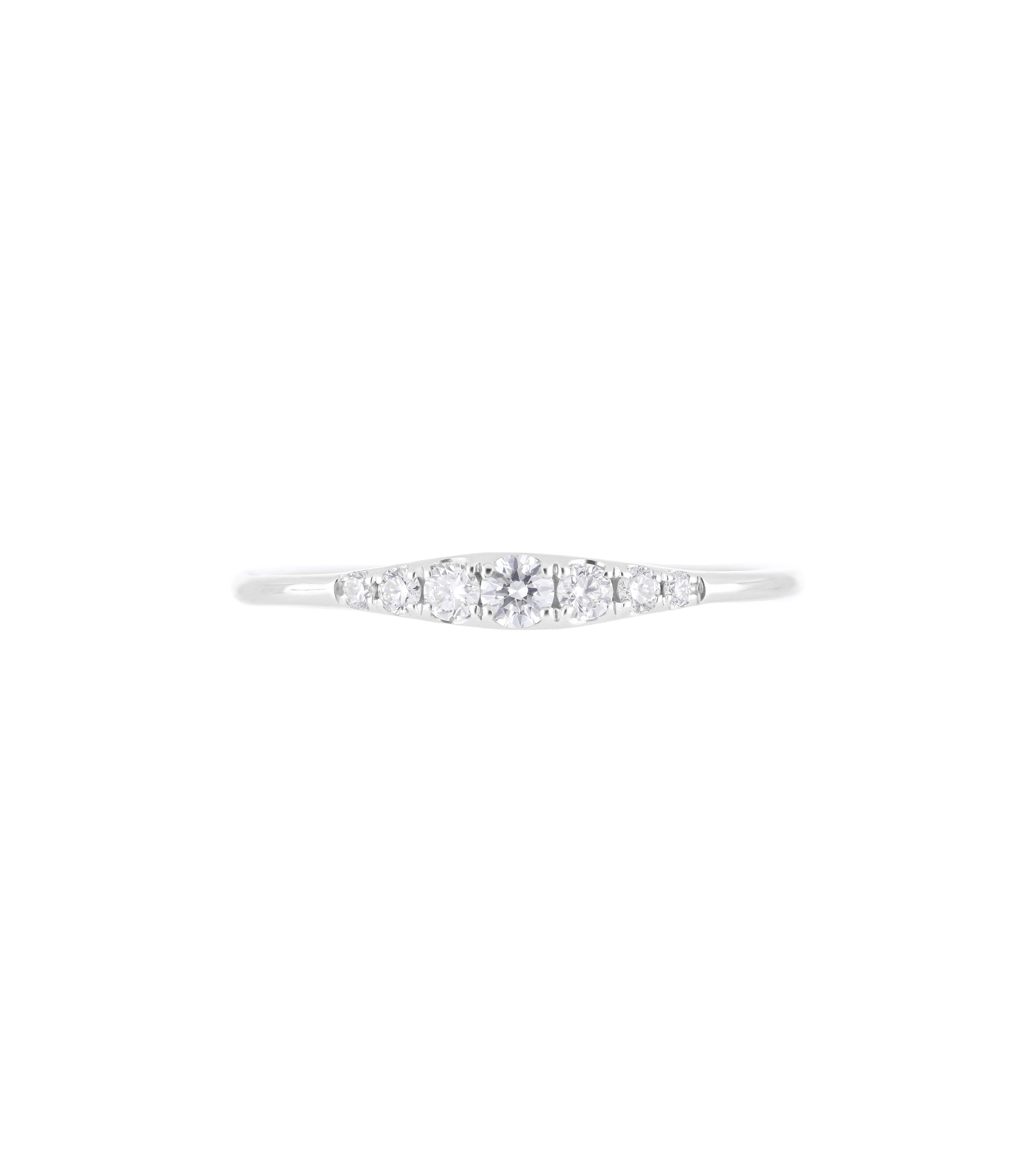 Anillo en Oro blanco 18 Kts Mujer