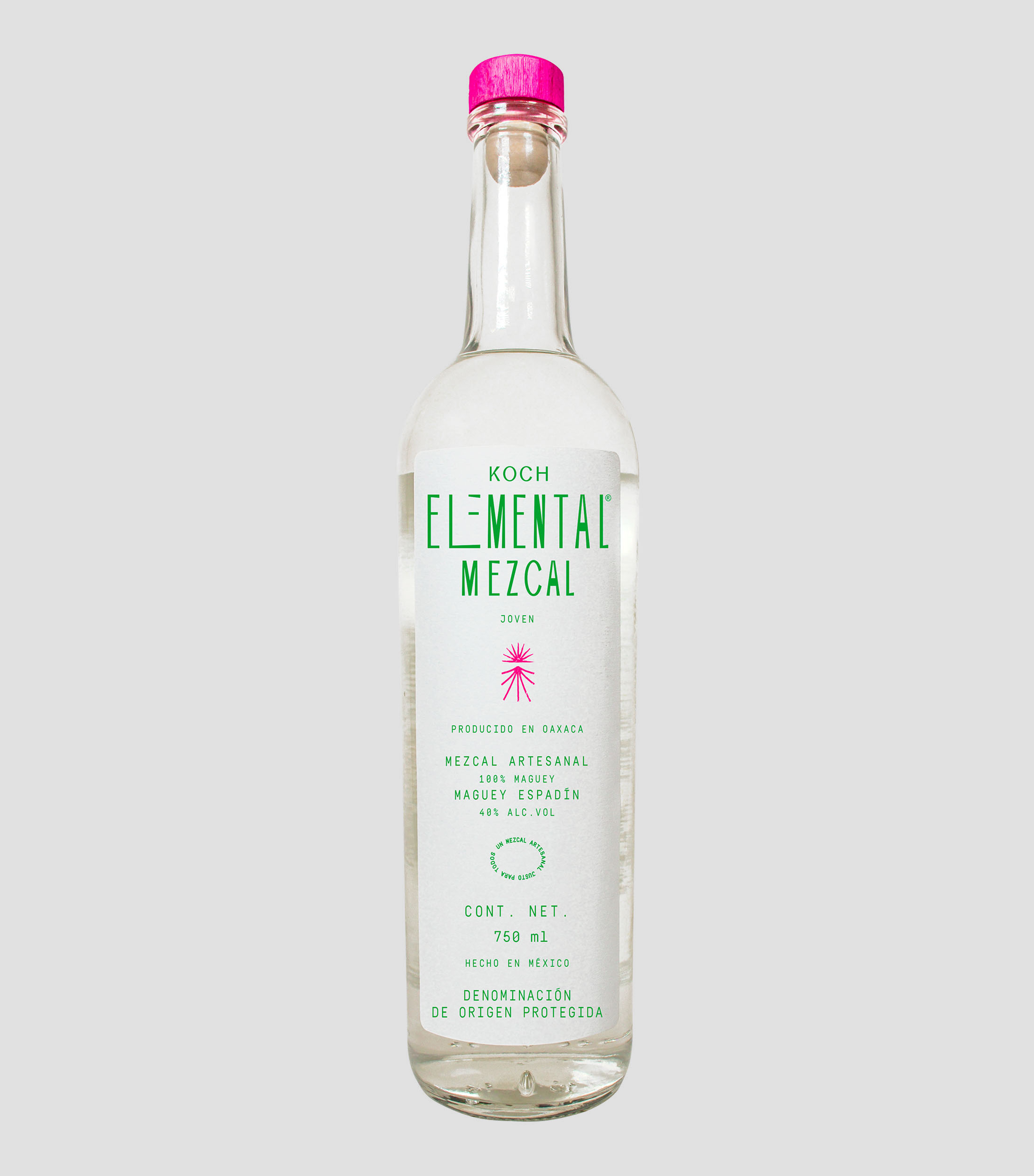 Mezcal Artesanal Elemental, 750 ml