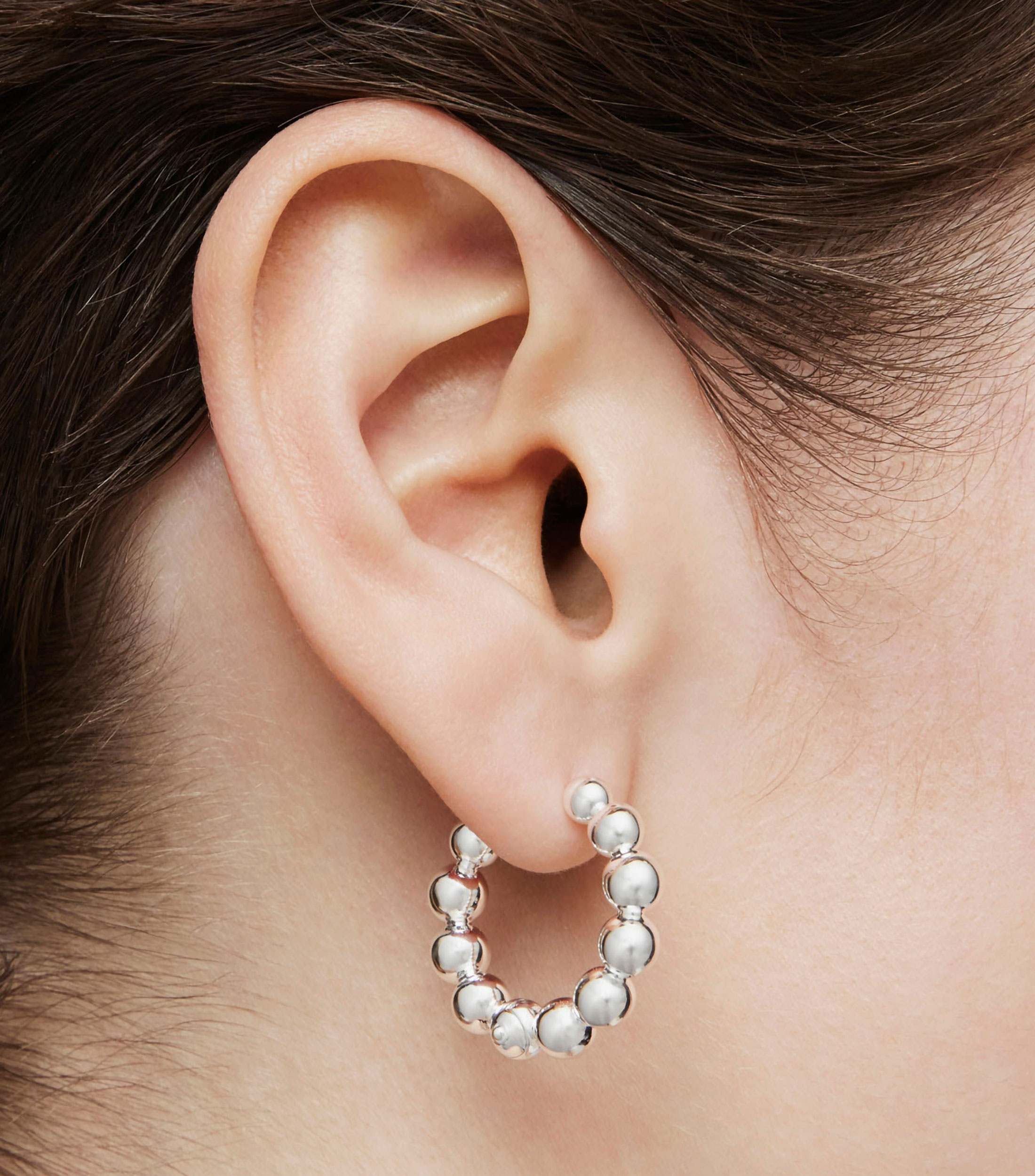 Aretes en plata .925 Gloss Mujer