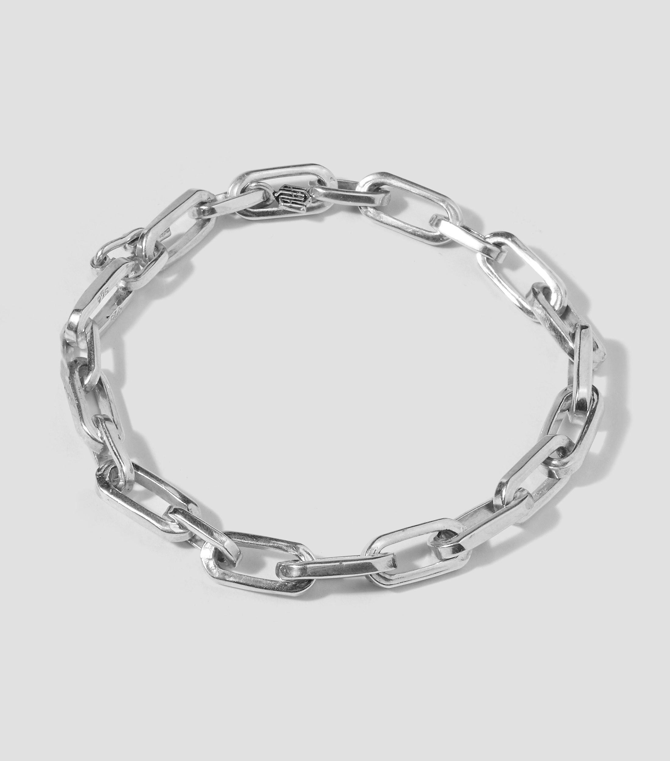 Pulsera con eslabones de ancla Hombre