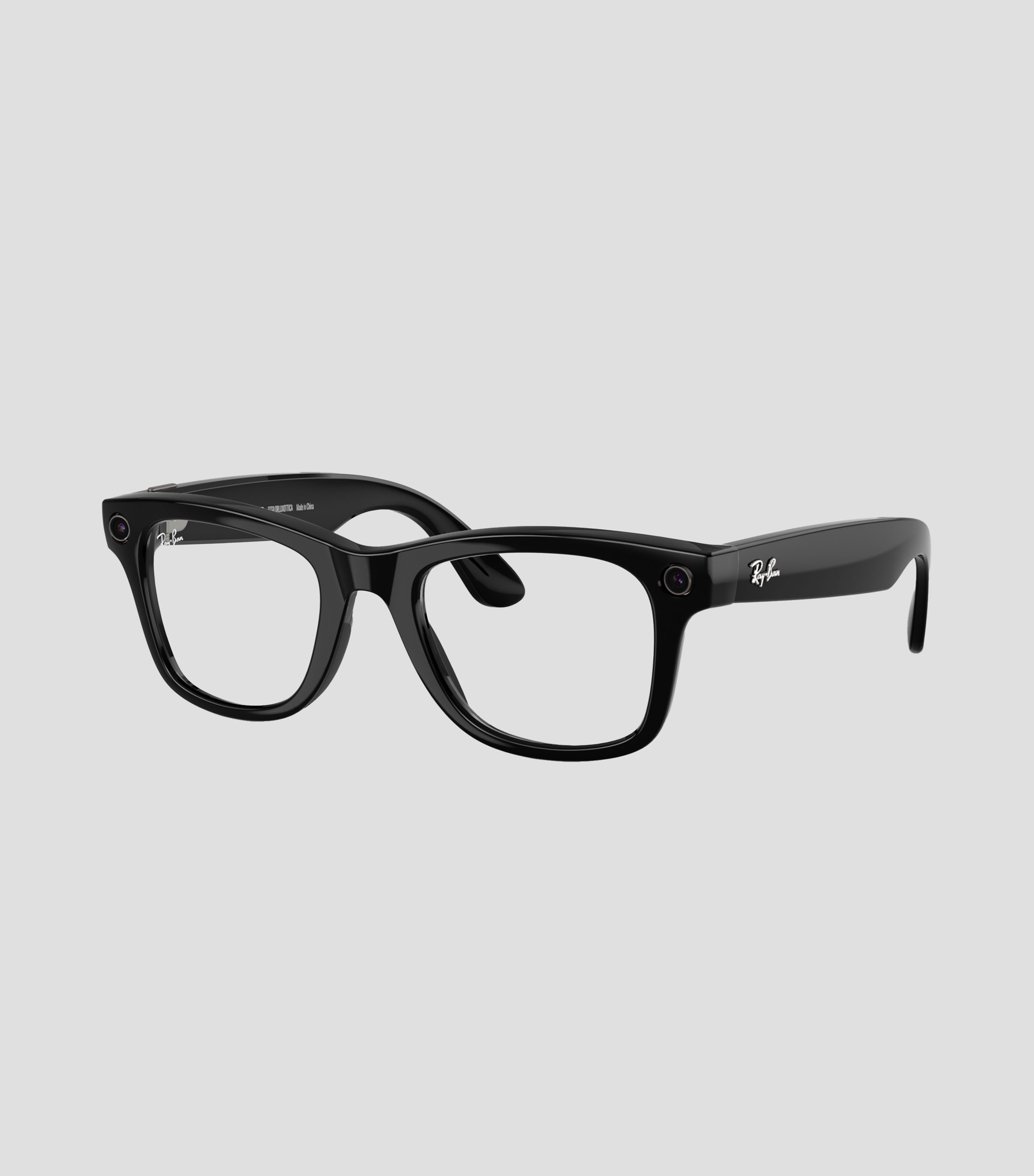 Lentes oftálmicos/de sol cuadrados Meta Wayfarer negro Unisex