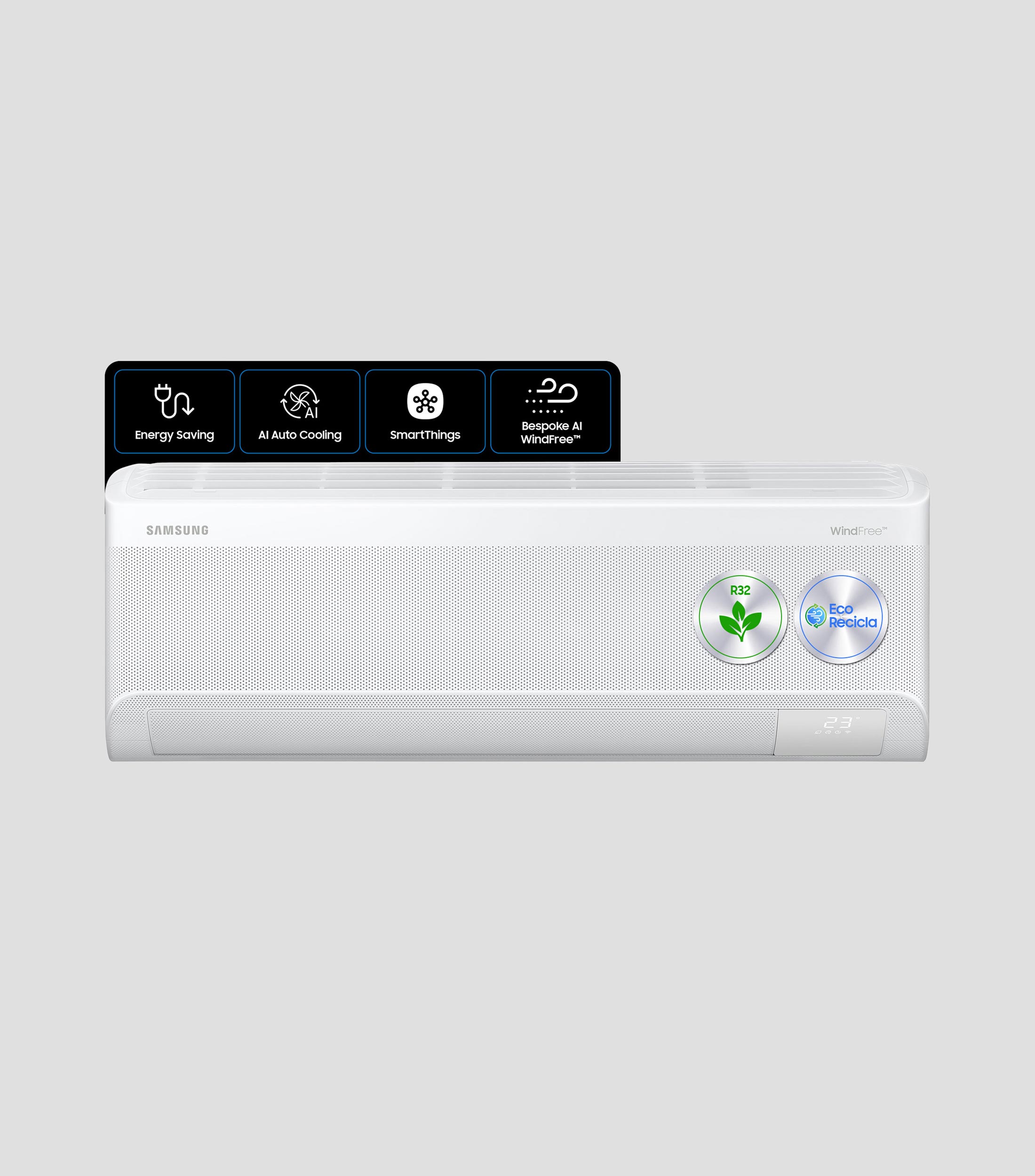 Aire Acondicionado Minisplit Inverter WindFree 12,000 BTUs, 1 Tonelada 220V Frio - Calor