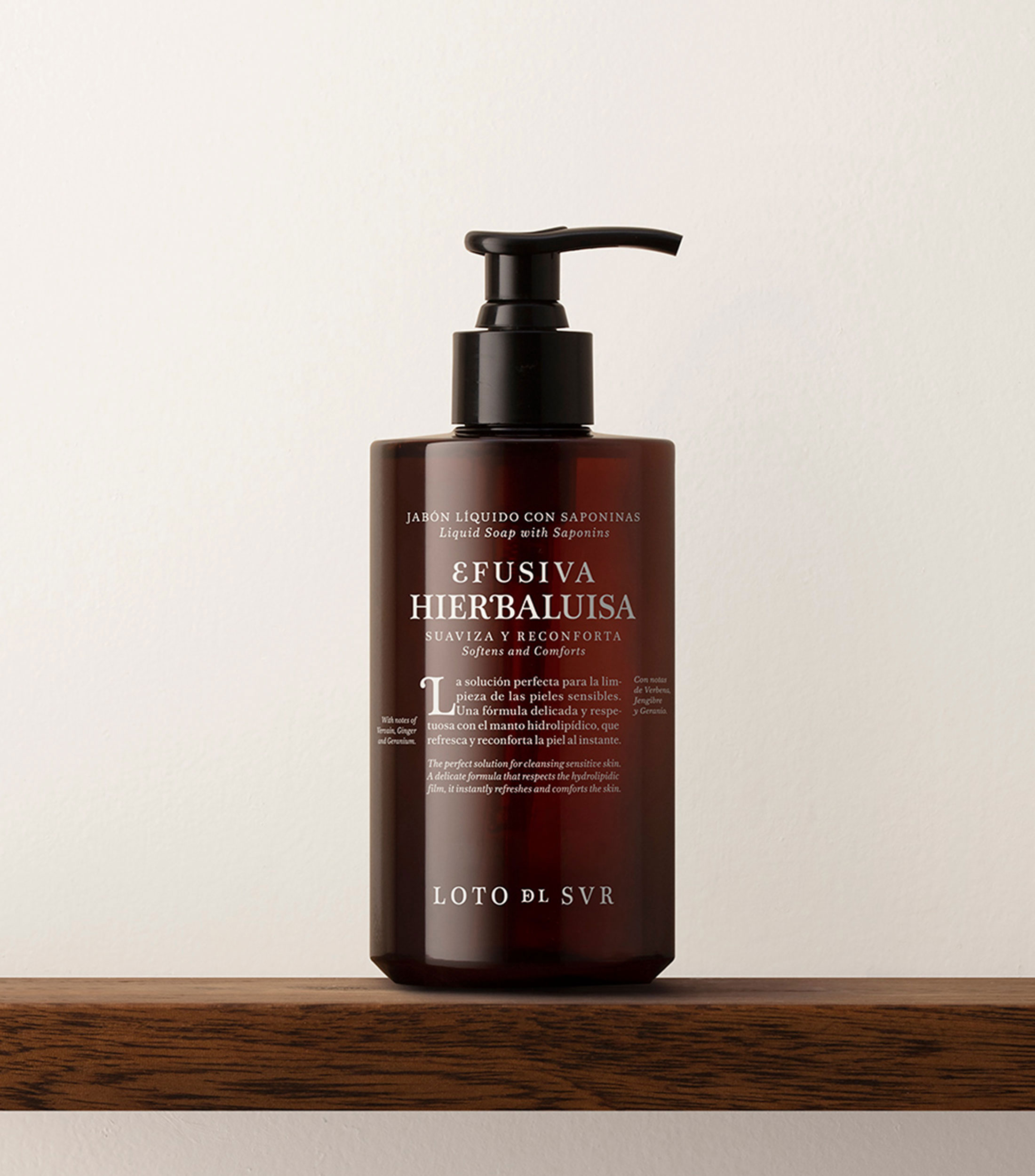 Jabón líquido con Saponinas Efusiva ​Hierbaluisa, 285 ml