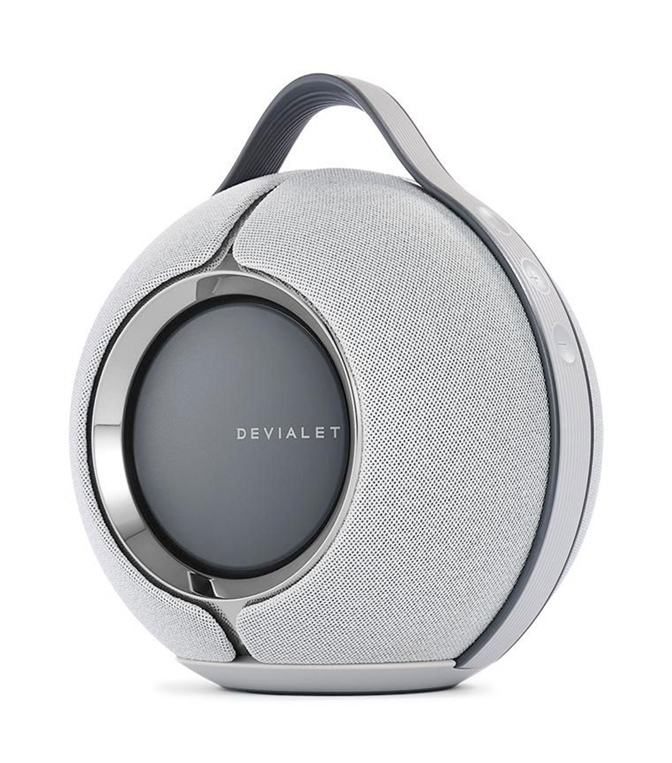 Bocina portátil Inalámbrica Bluetooth Mania gris claro