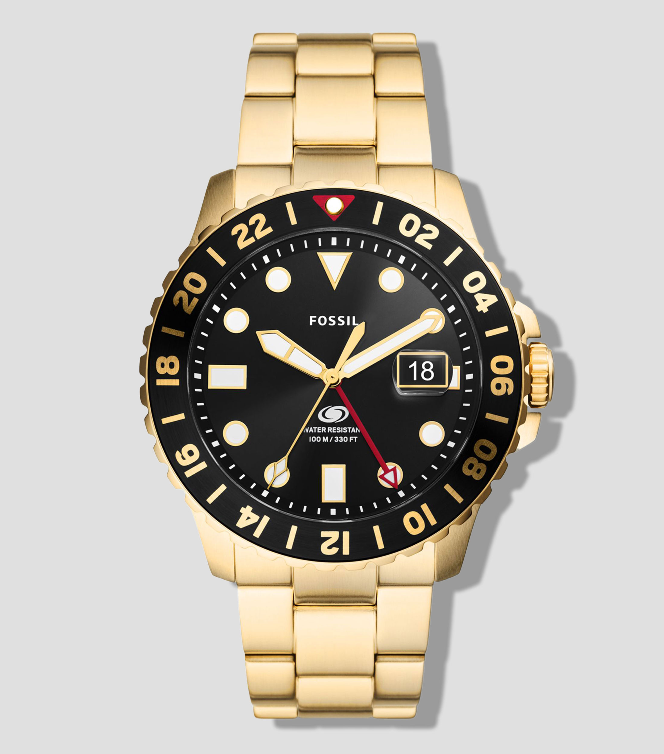 Reloj para hombre Edicion Especial Fossil Blue Casual Dorado, Negro