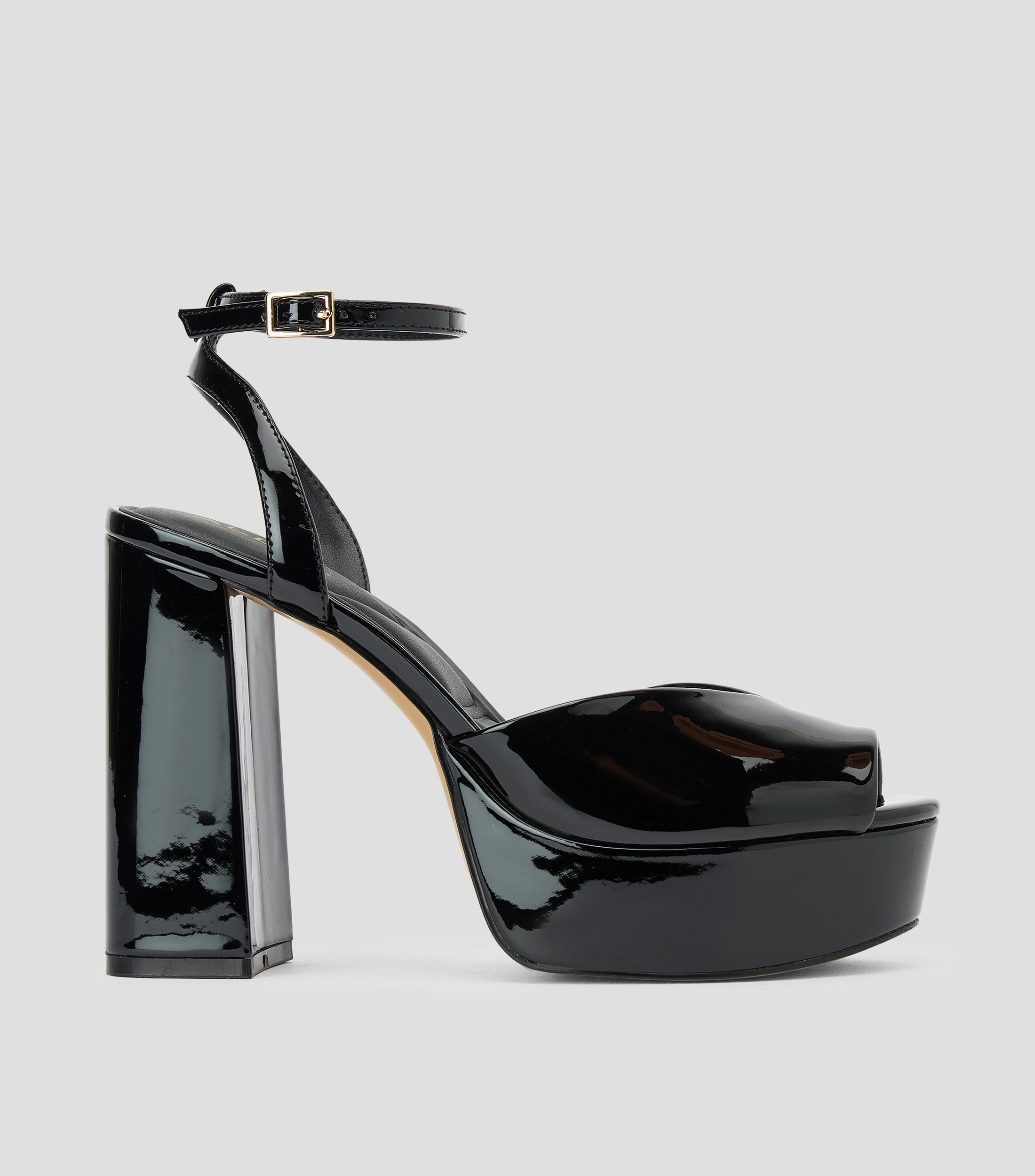Sandalias con tacón alto de media luna Monnae Mujer