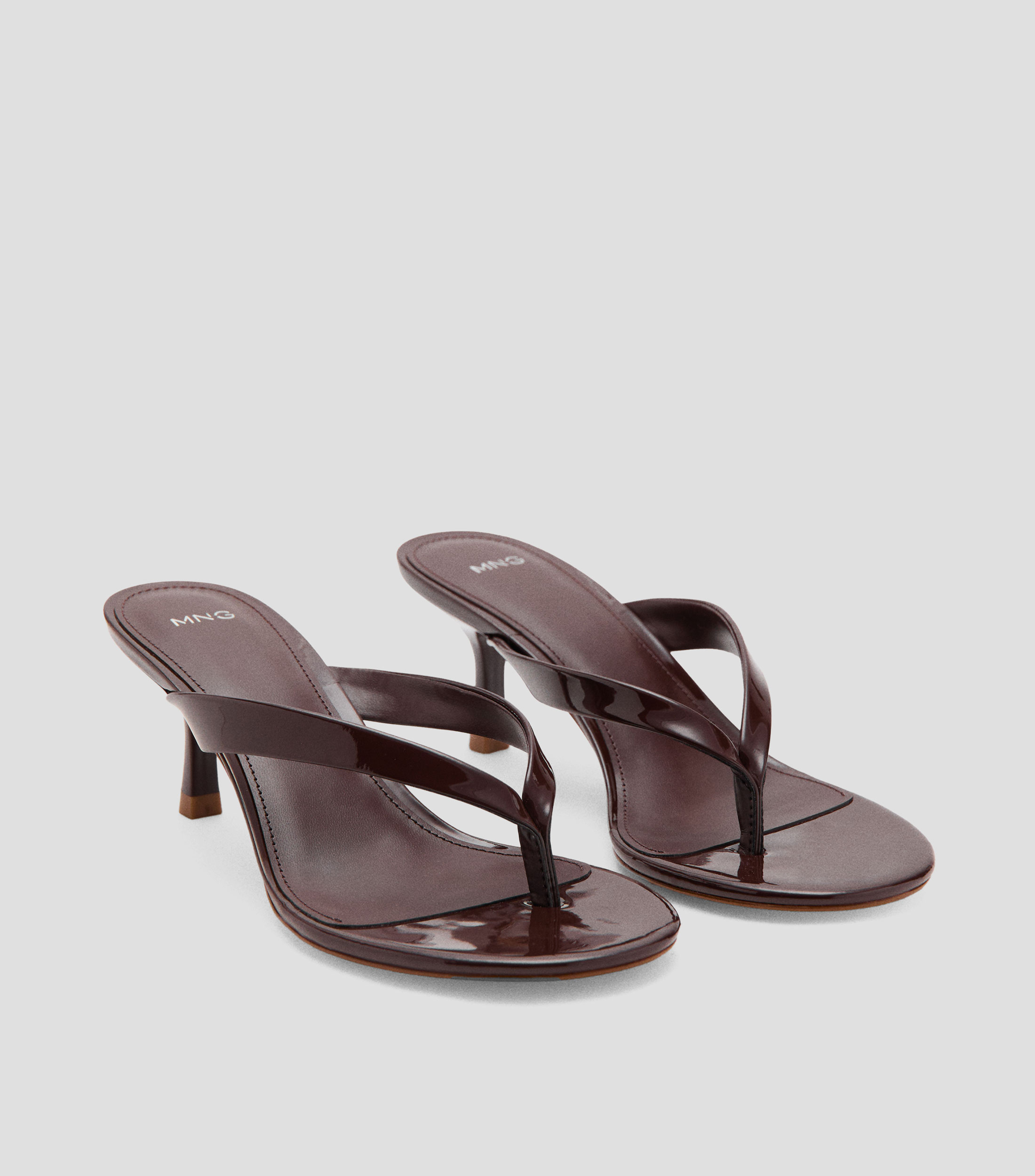 Sandalias con tacón de aguja Mujer