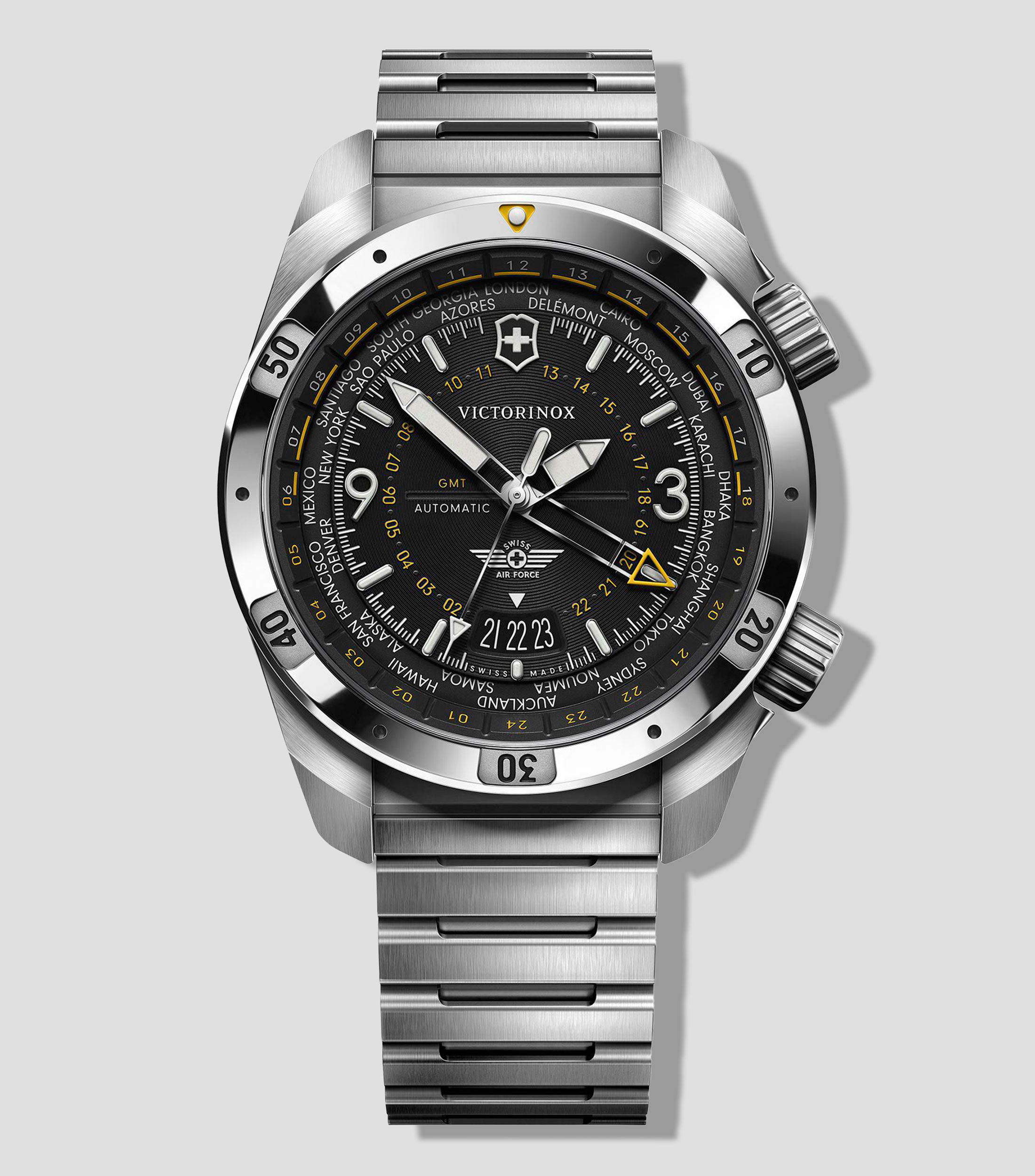 Reloj para Hombre Air Pro Deportivo Plateado
