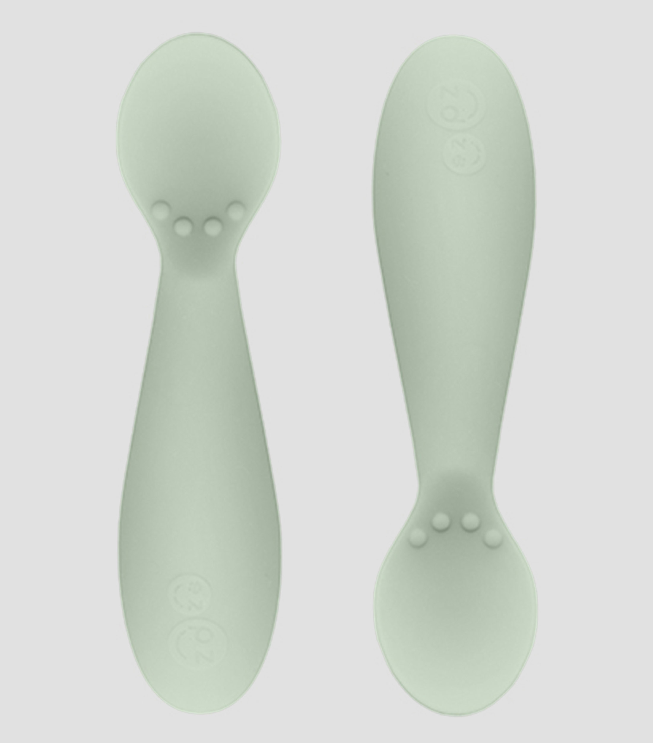 Set 2 Cucharas Tiny 6+ verde nórdico