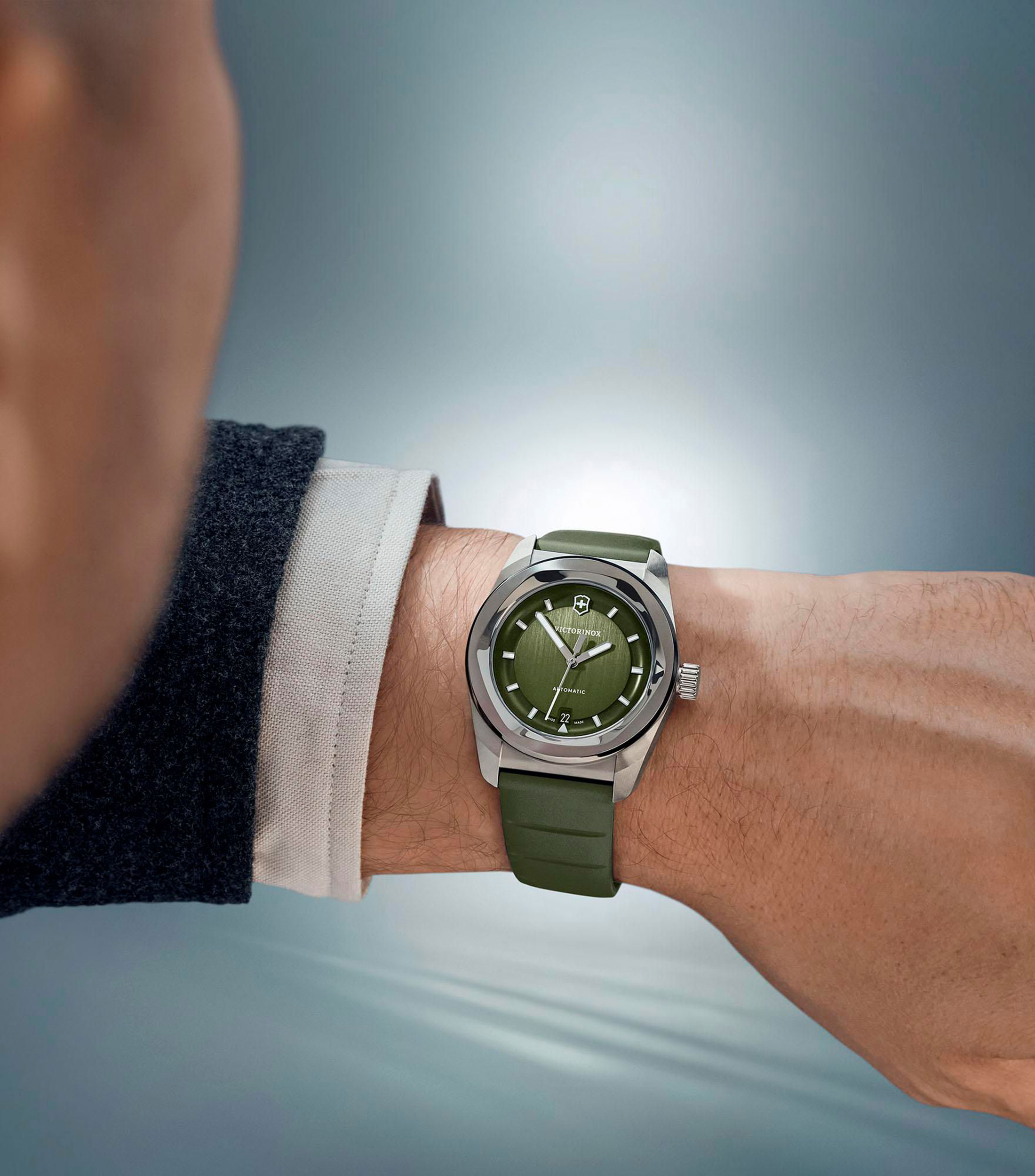 Reloj Unisex Concept One Casual Verde, Plateado