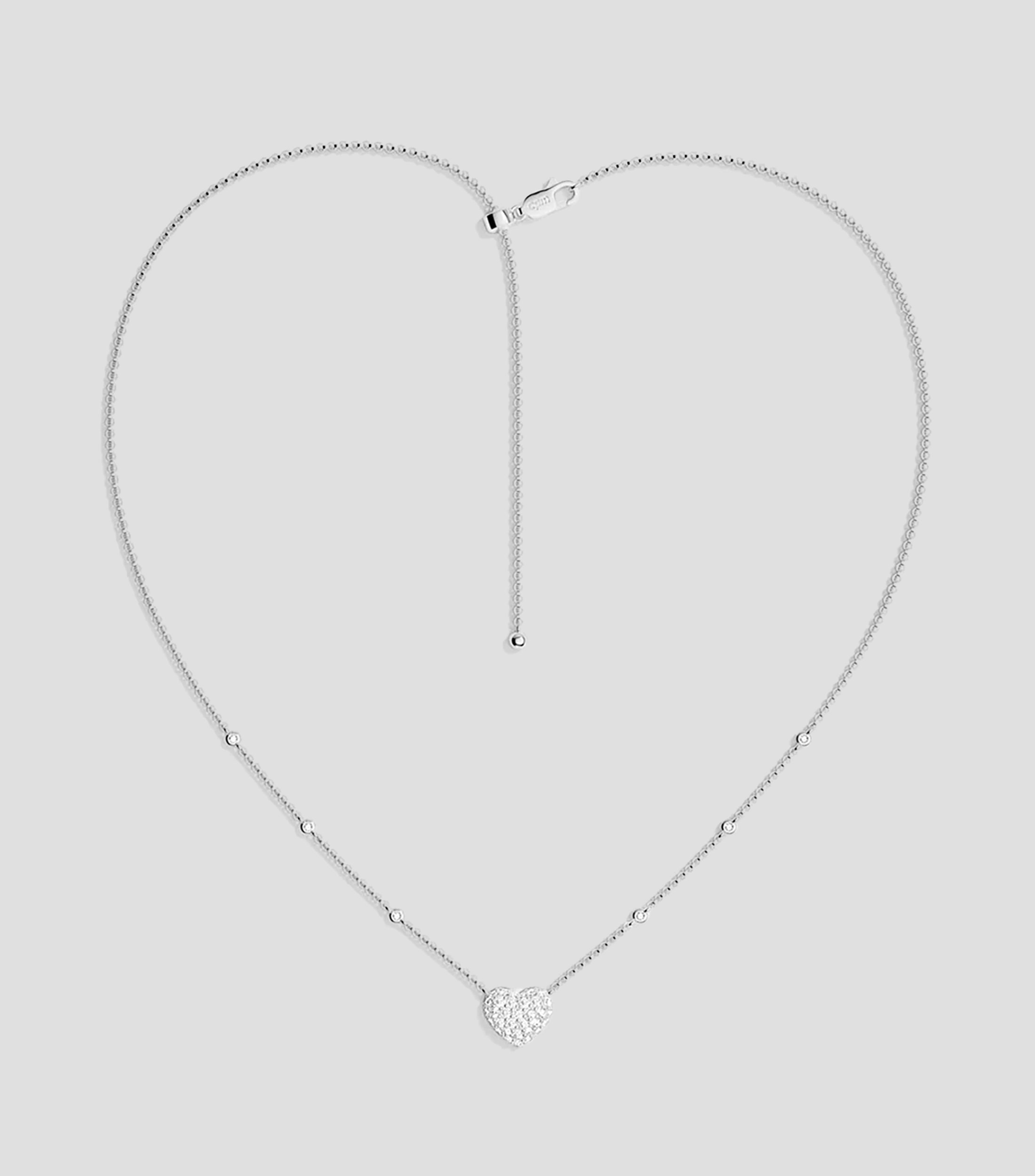 Collar en plata .925 con zirconia Mujer