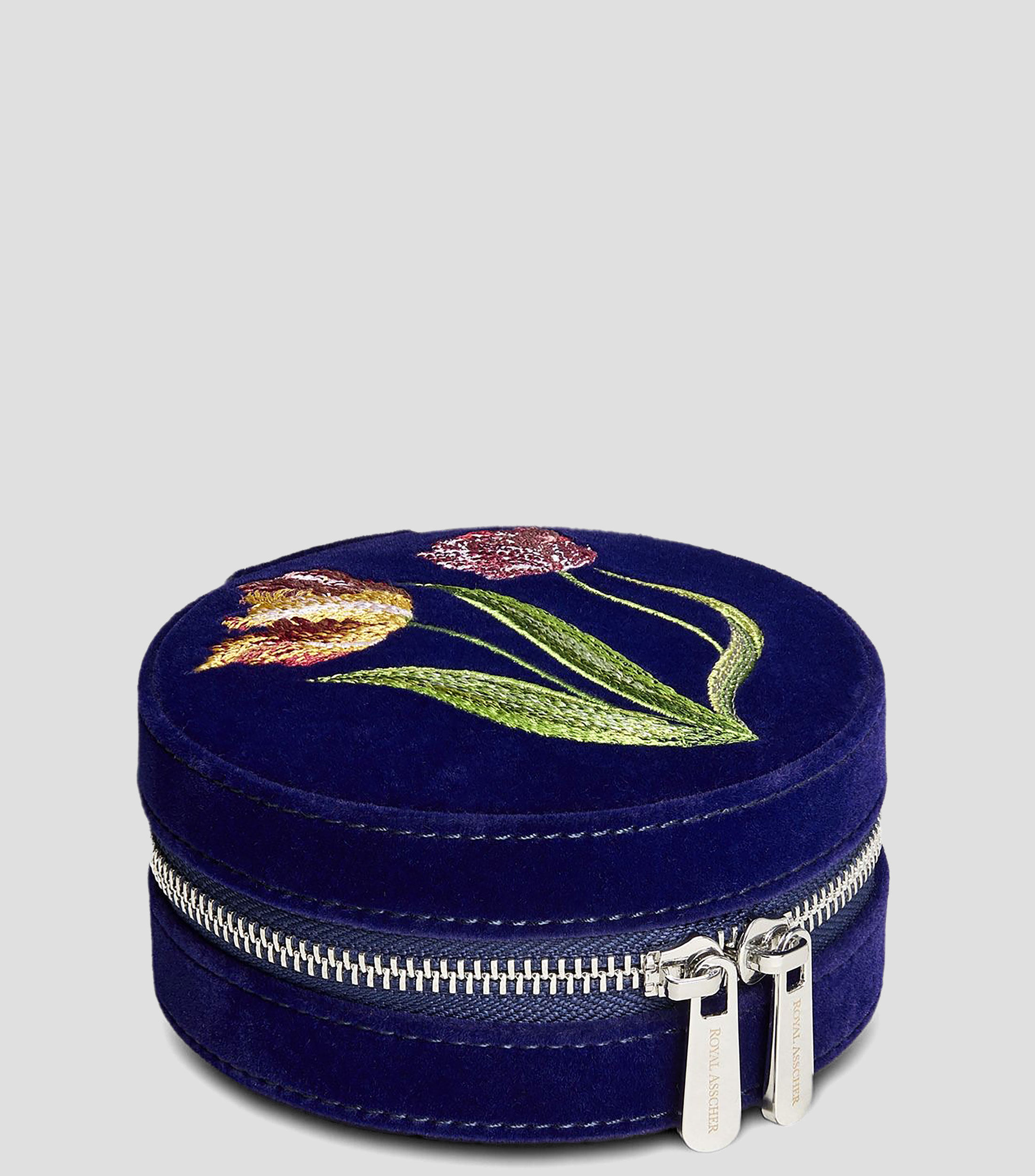 Estuche de Viaje Royal Asscher Redondo Azul