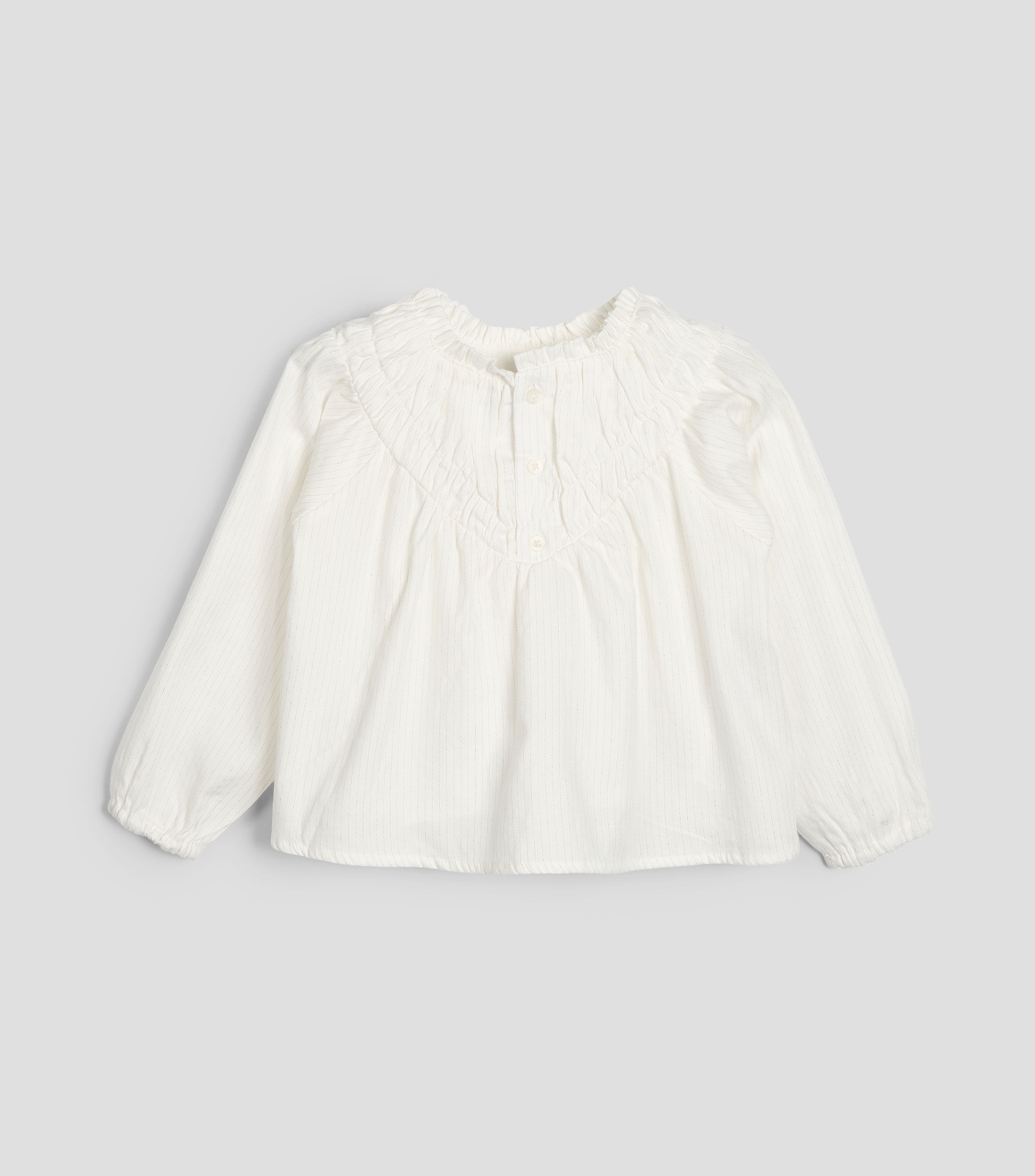 Blusa de líneas con manga larga Niña