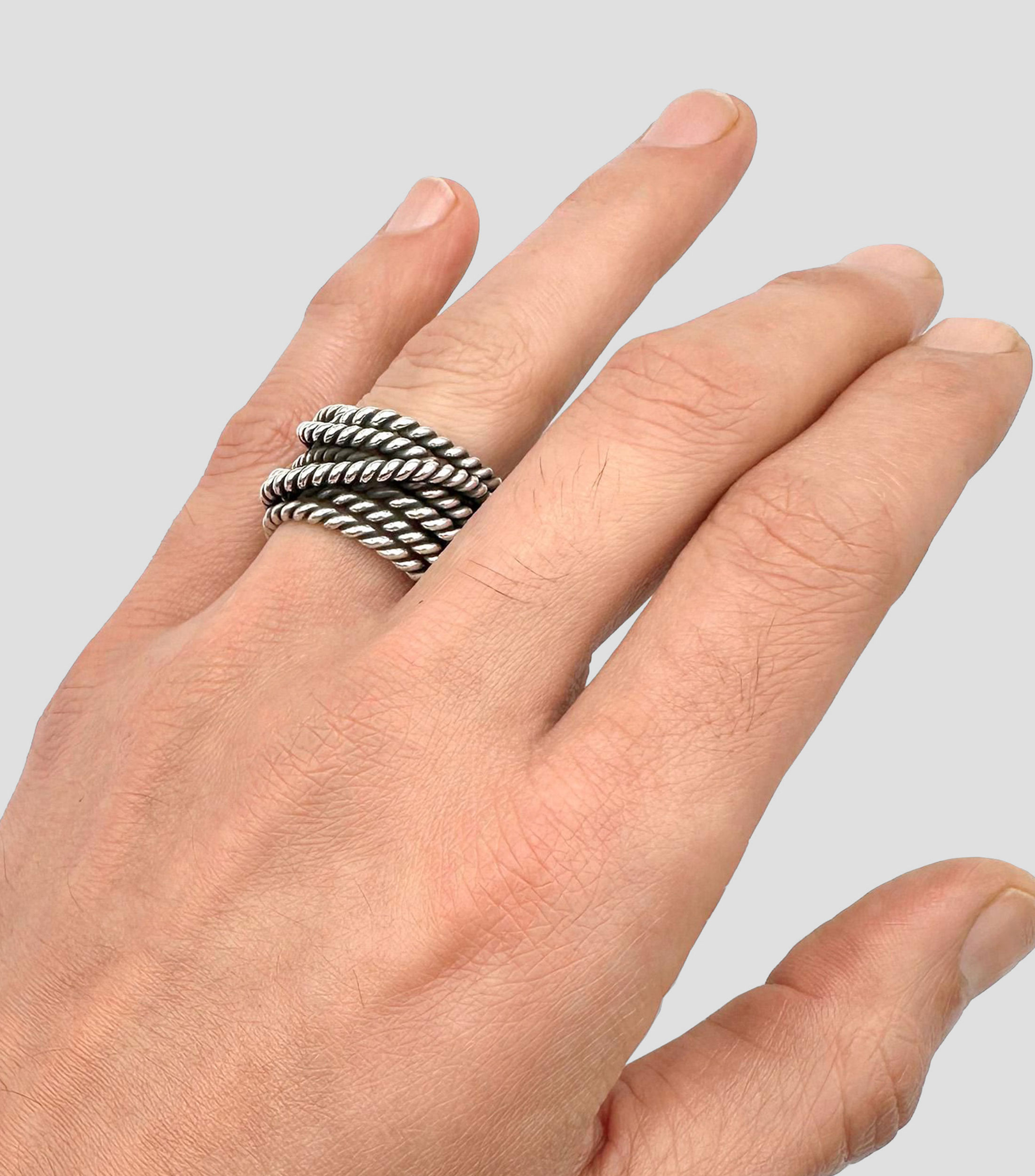 Anillo en plata .925 Hombre