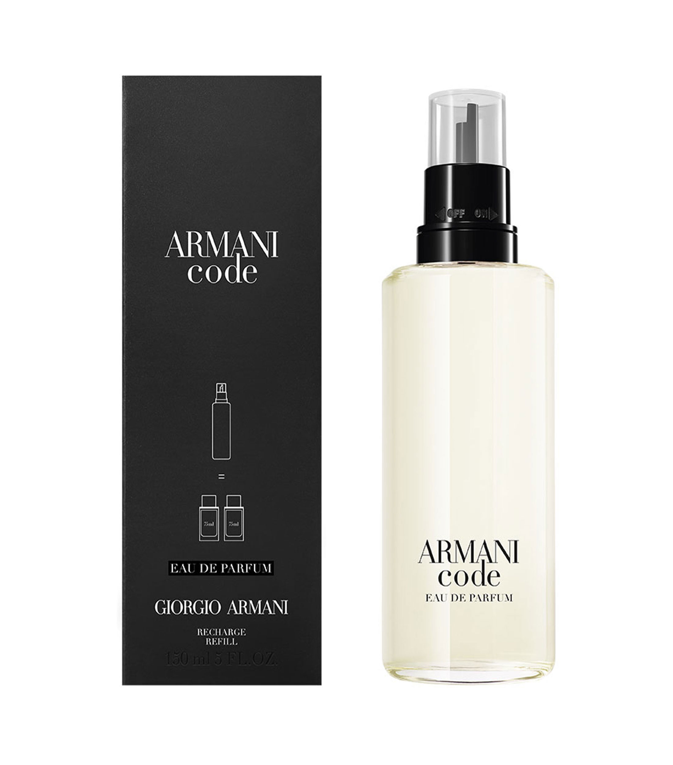 Perfume Armani Code Eau de Parfum Refill, 150 ml para Hombre