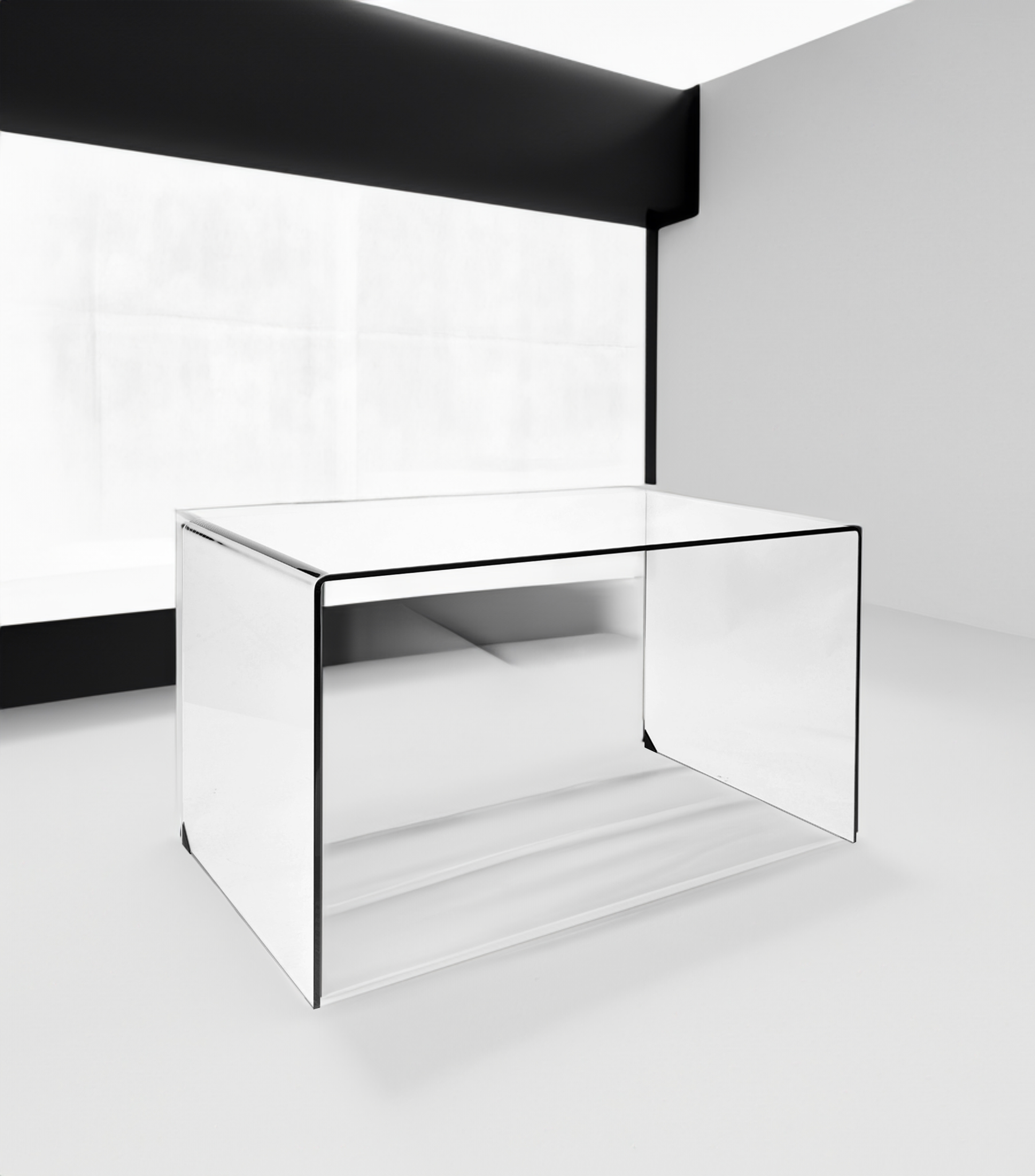 Escritorio transparente