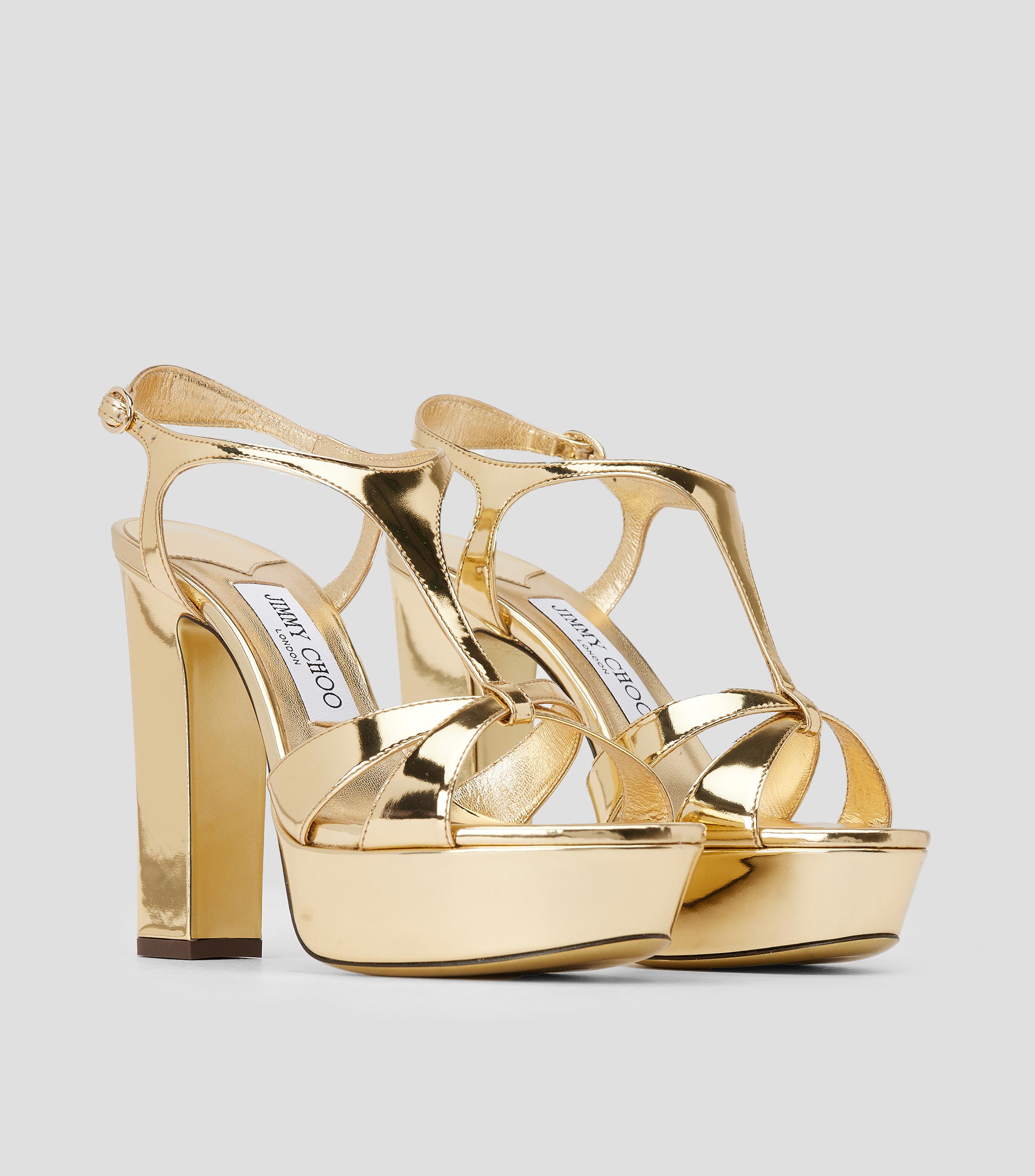 Sandalias con tacón alto cuadrado Kesia Mujer