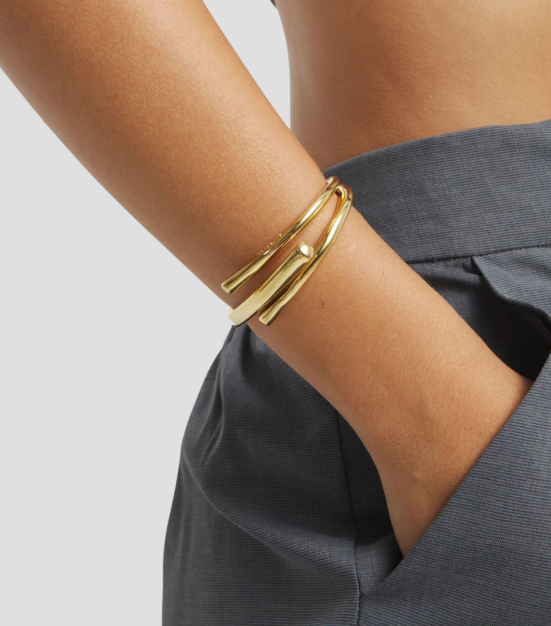 Pulsera triple tubo Mujer