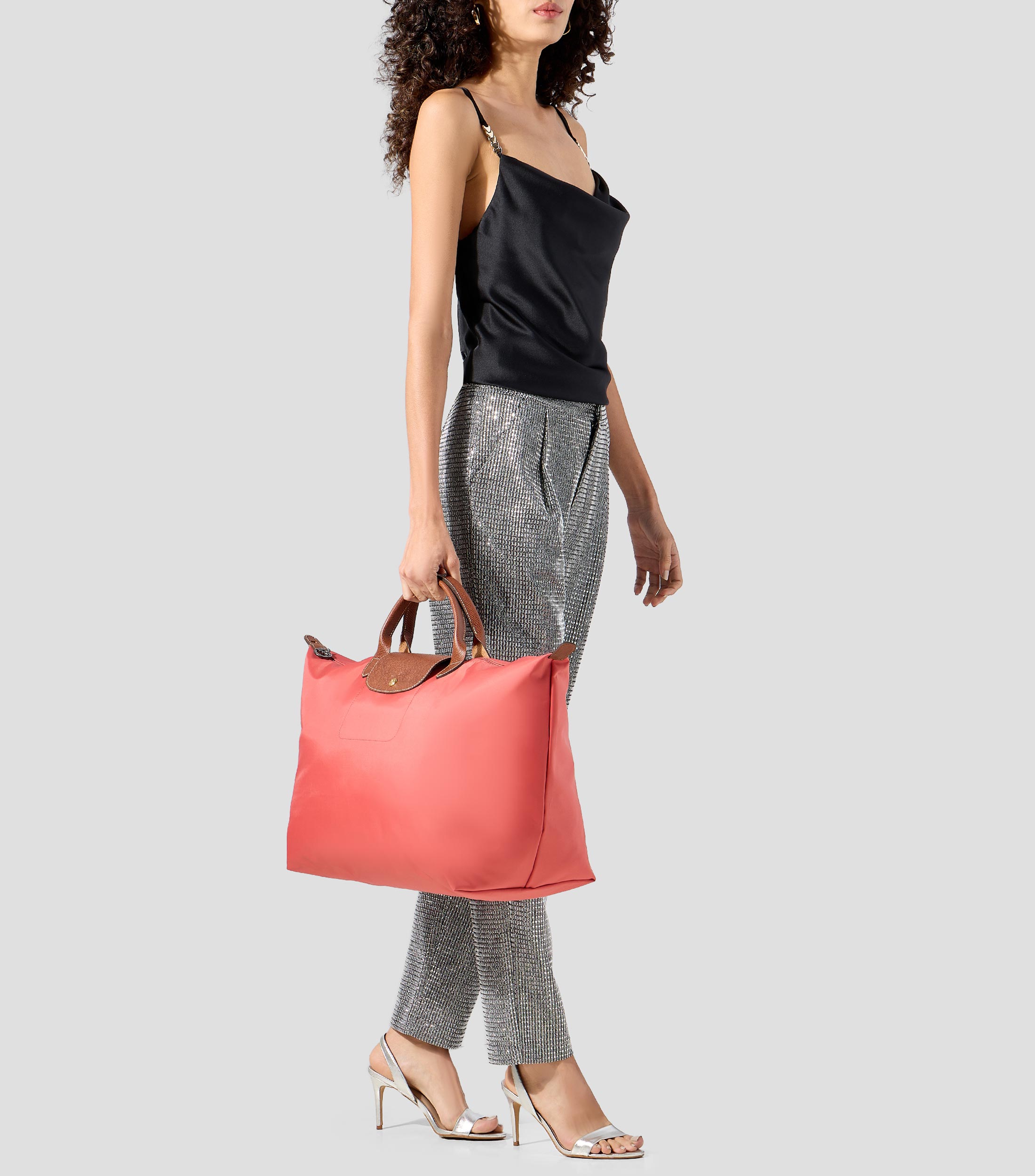 Bolsa de viaje Tote lisa Mujer
