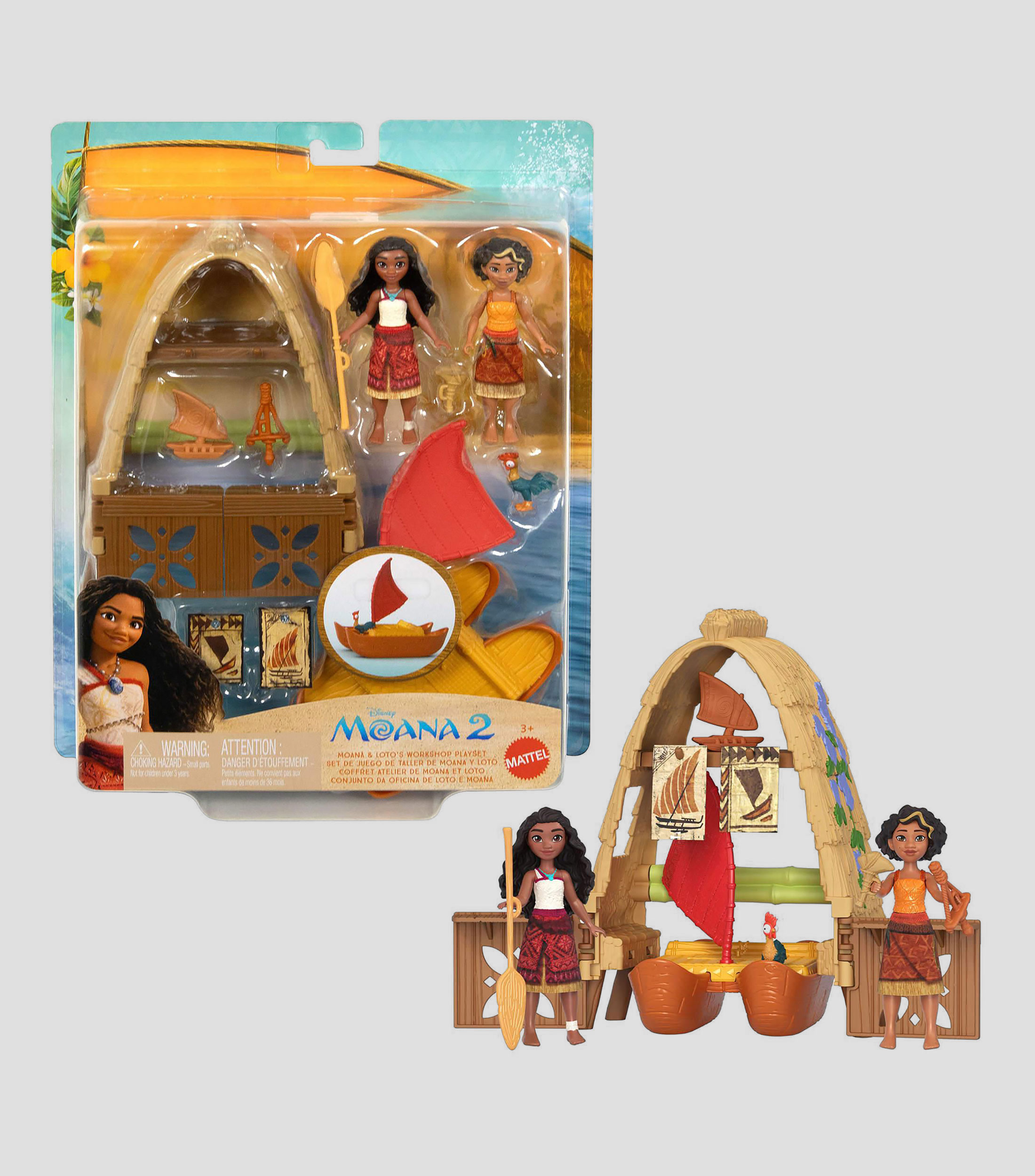 Set Muñecas Moana y Loto con accesorios