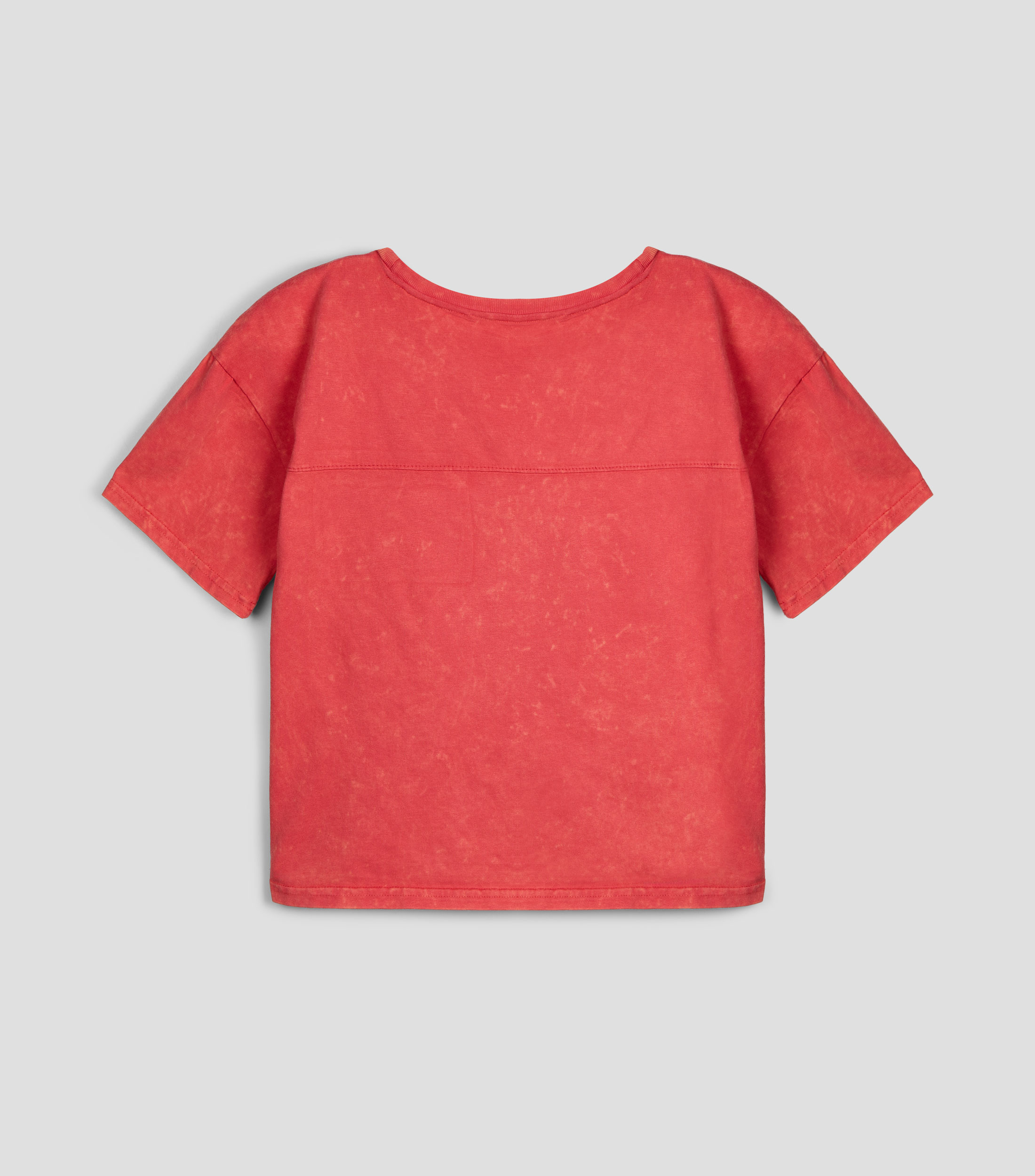 Playera cuello redondo manga corta estampada Niño