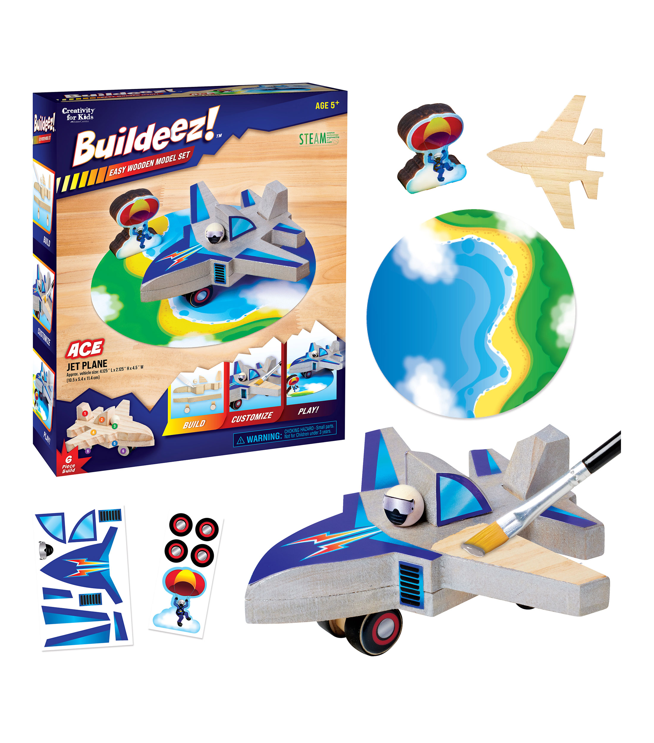 Buildeez Ace Jet Plane