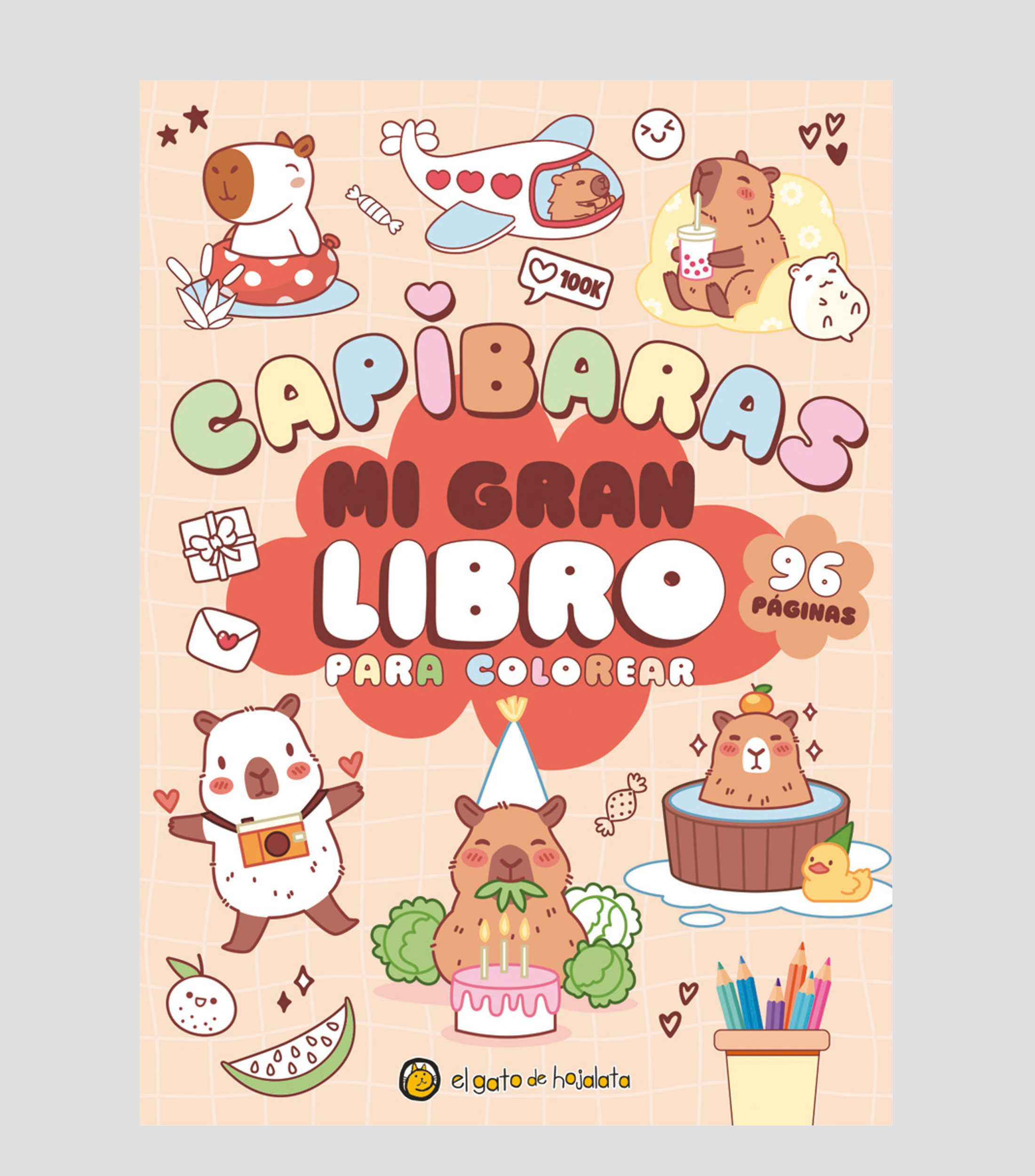 InfantilesMi gran libro para colorear: Capibaras, El Gato de Hojalata