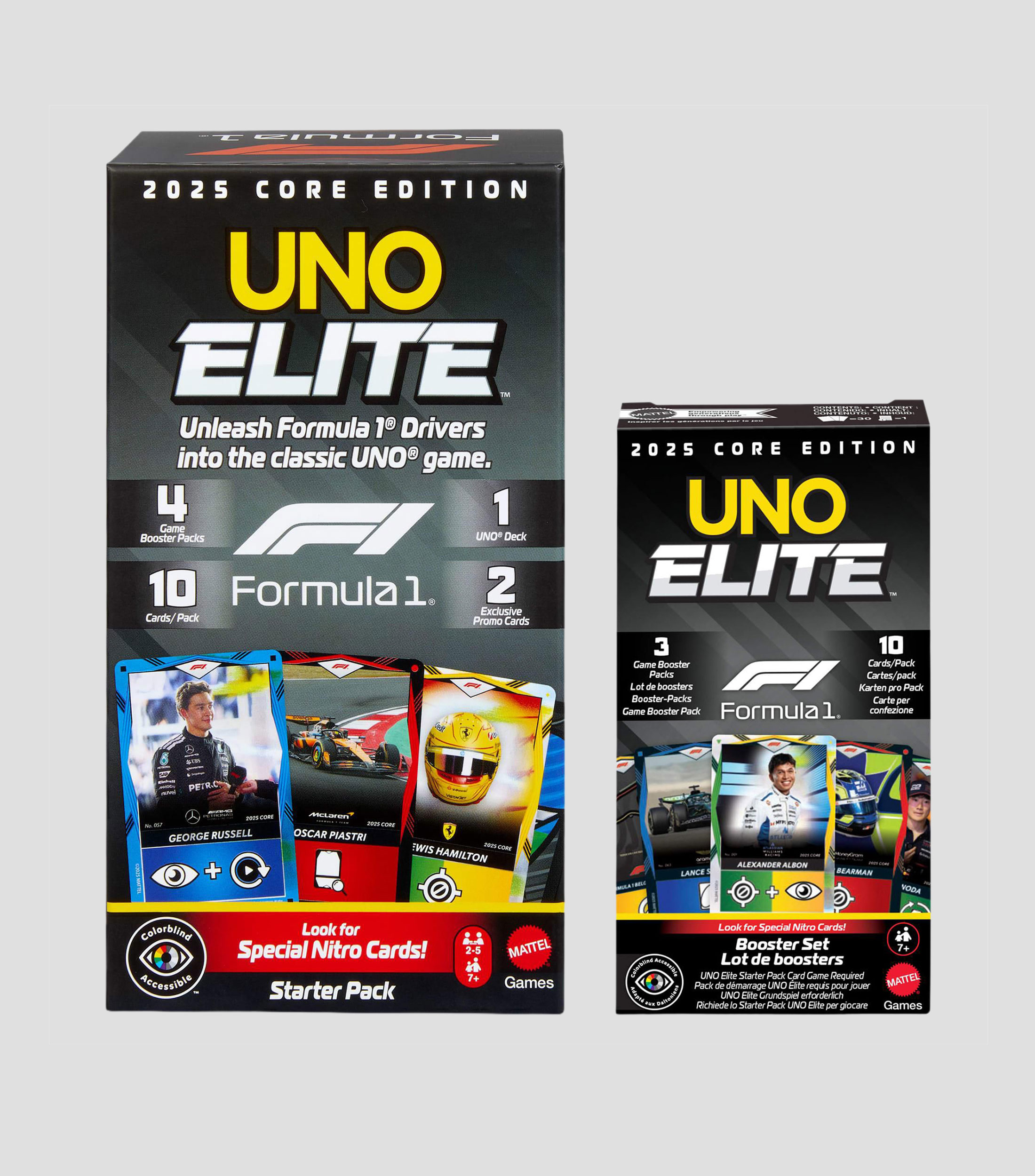 Juego de Mesa Booster Set UNO Elite F1