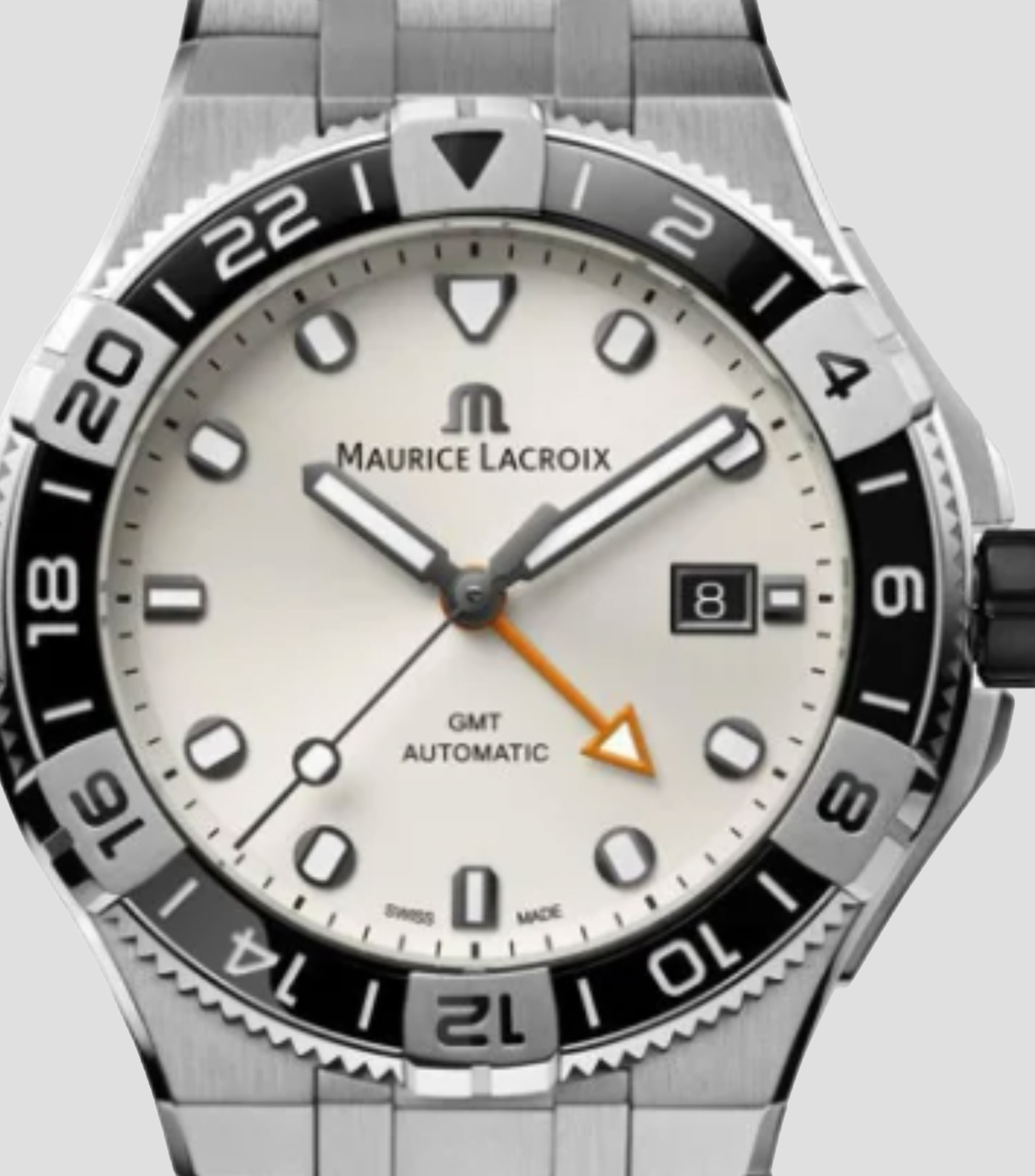 Reloj para hombre Aikon Venturer GMT Automatic Casual Plateado