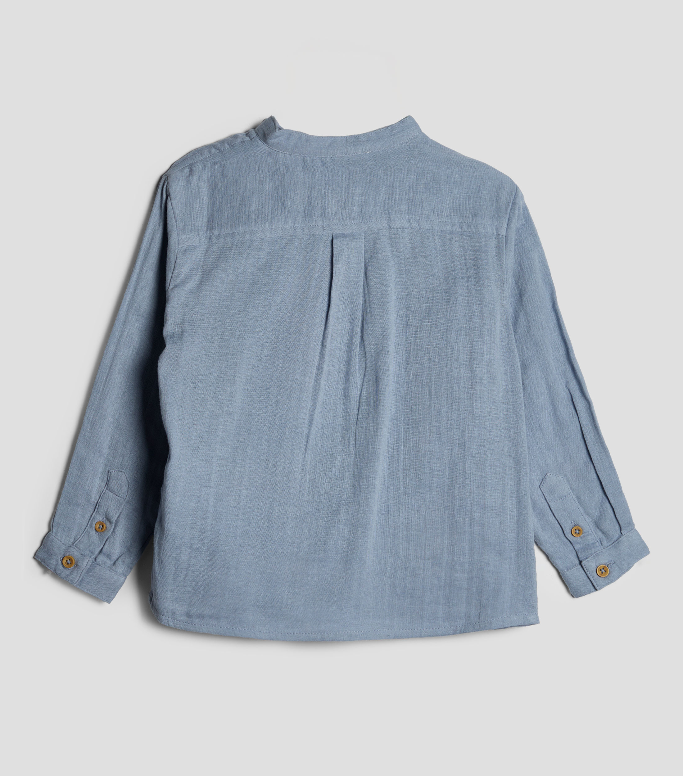 Camisa lisa de manga larga Nino
