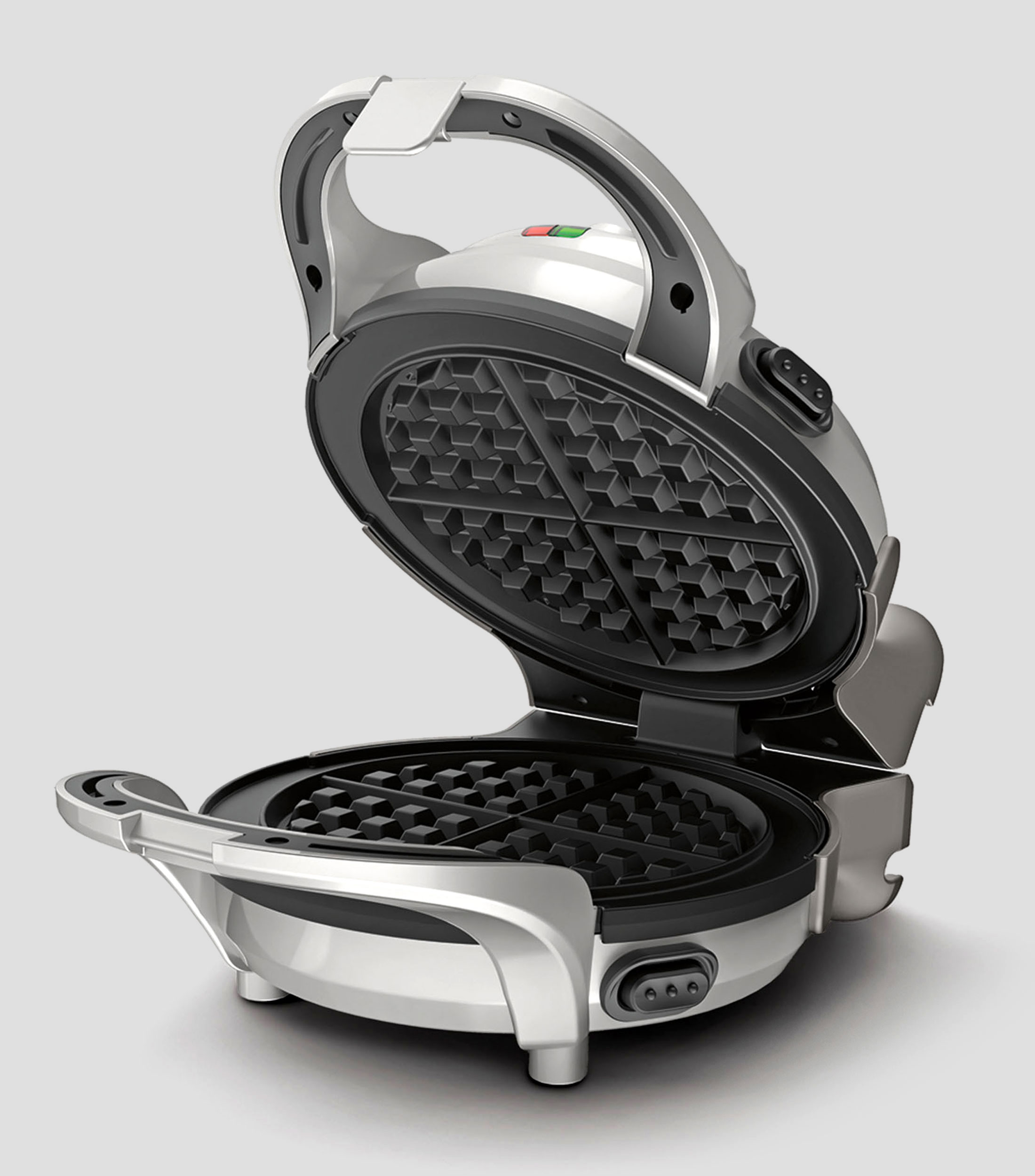 Wafflera 2 en 1 Vertical Belga 4 porciones