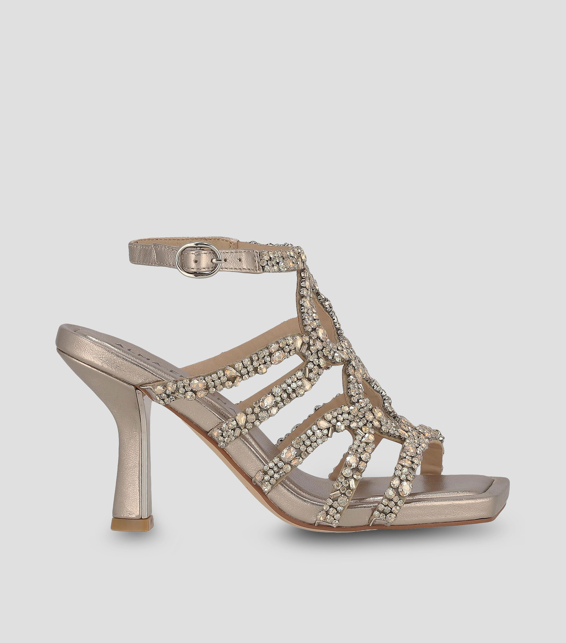 Sandalias con Tacón Delgado de 10 cm Mujer
