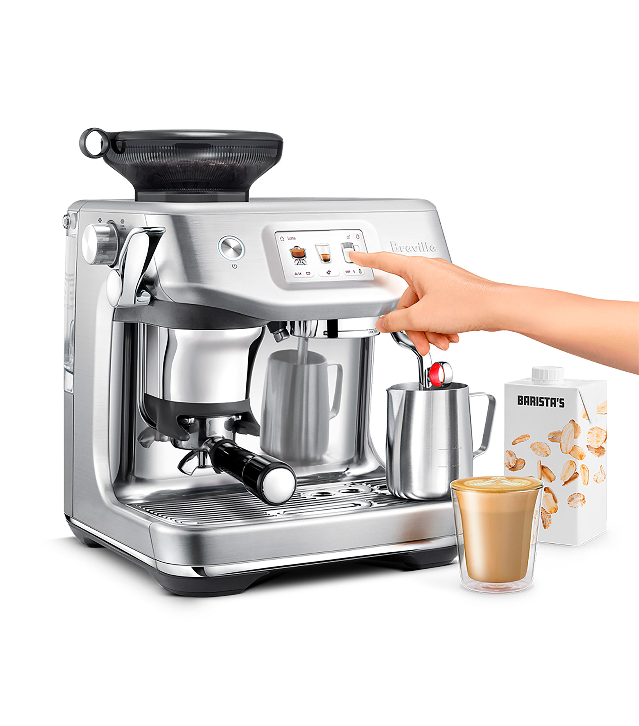 Cafetera the Barista Touch Impress para 20 tazas, acero inoxidable