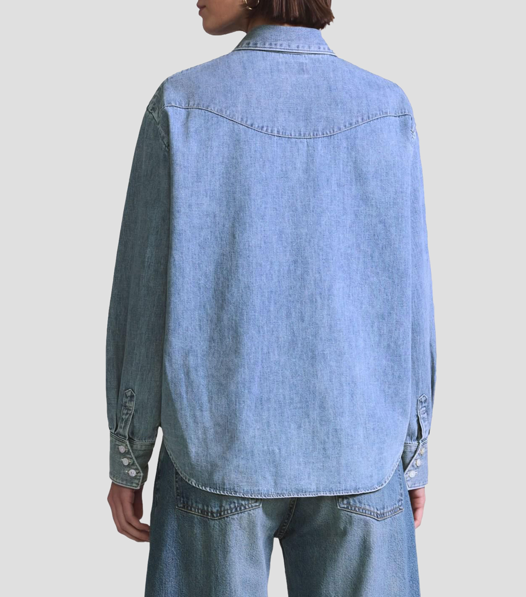 Camisa Rider Mezclilla Japonesa Premium Blue Tab Levi's Mujer