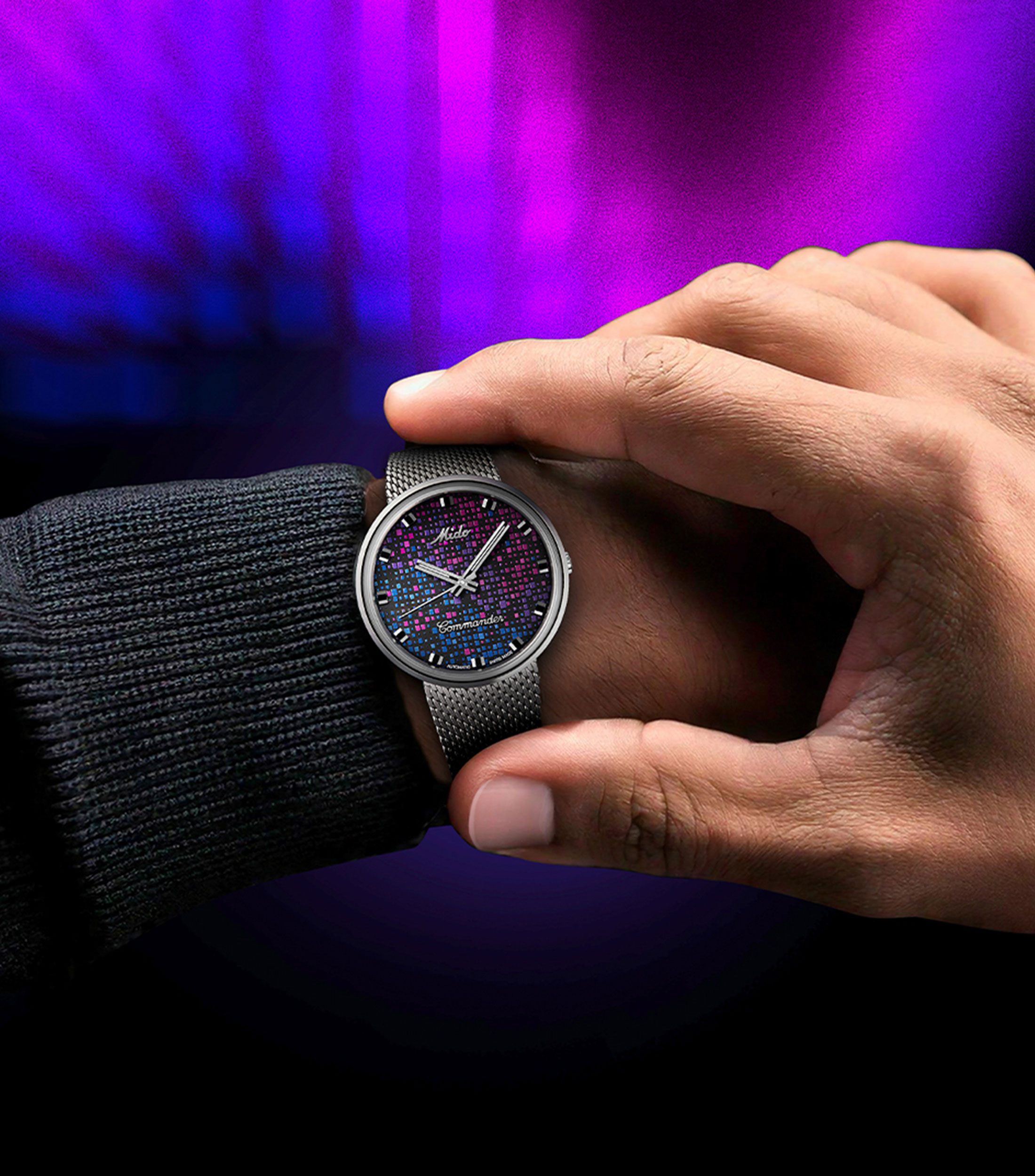 Reloj para Hombre Commander 1959 Casual Plateado