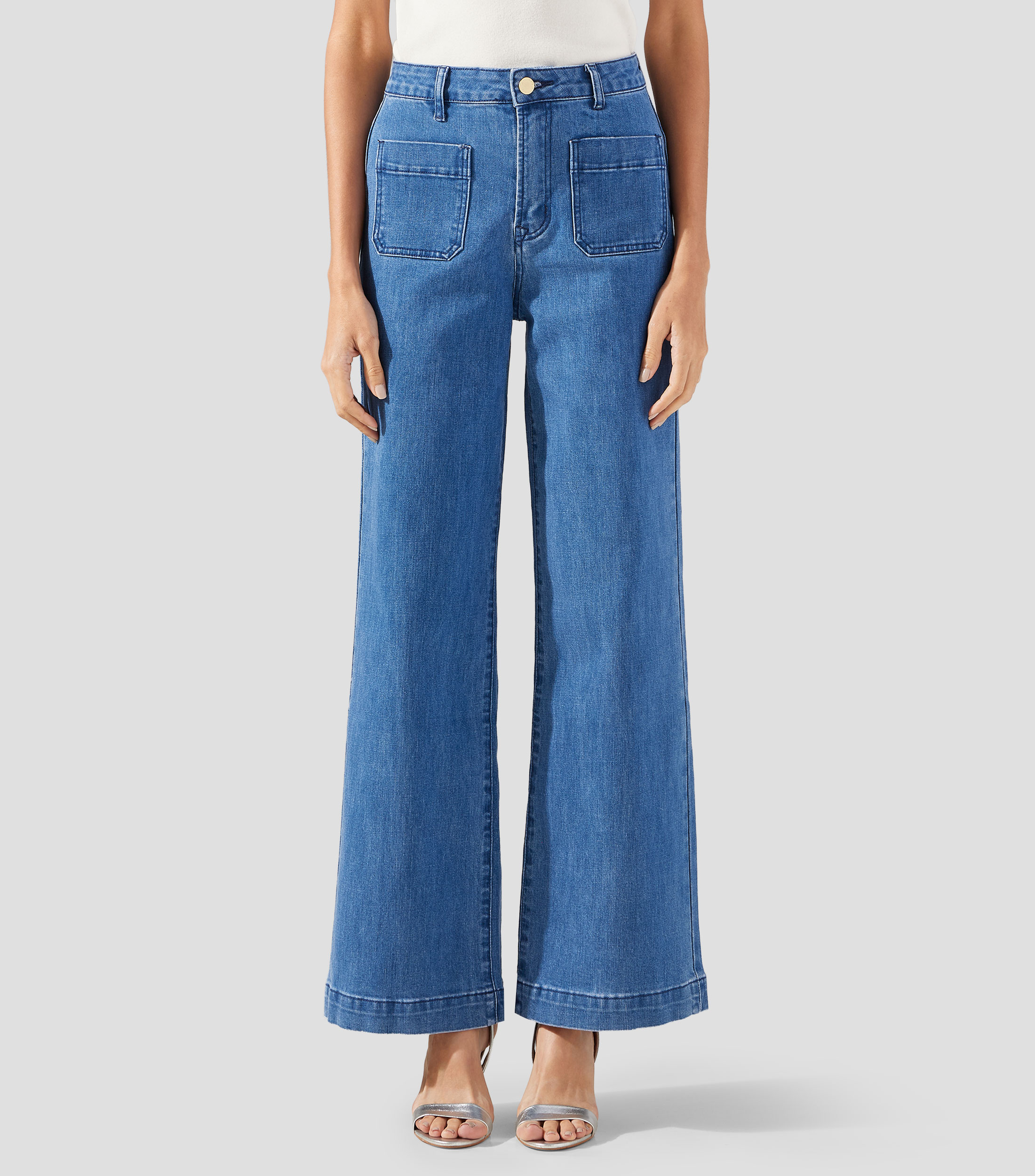 Jeans wideleg Mujer