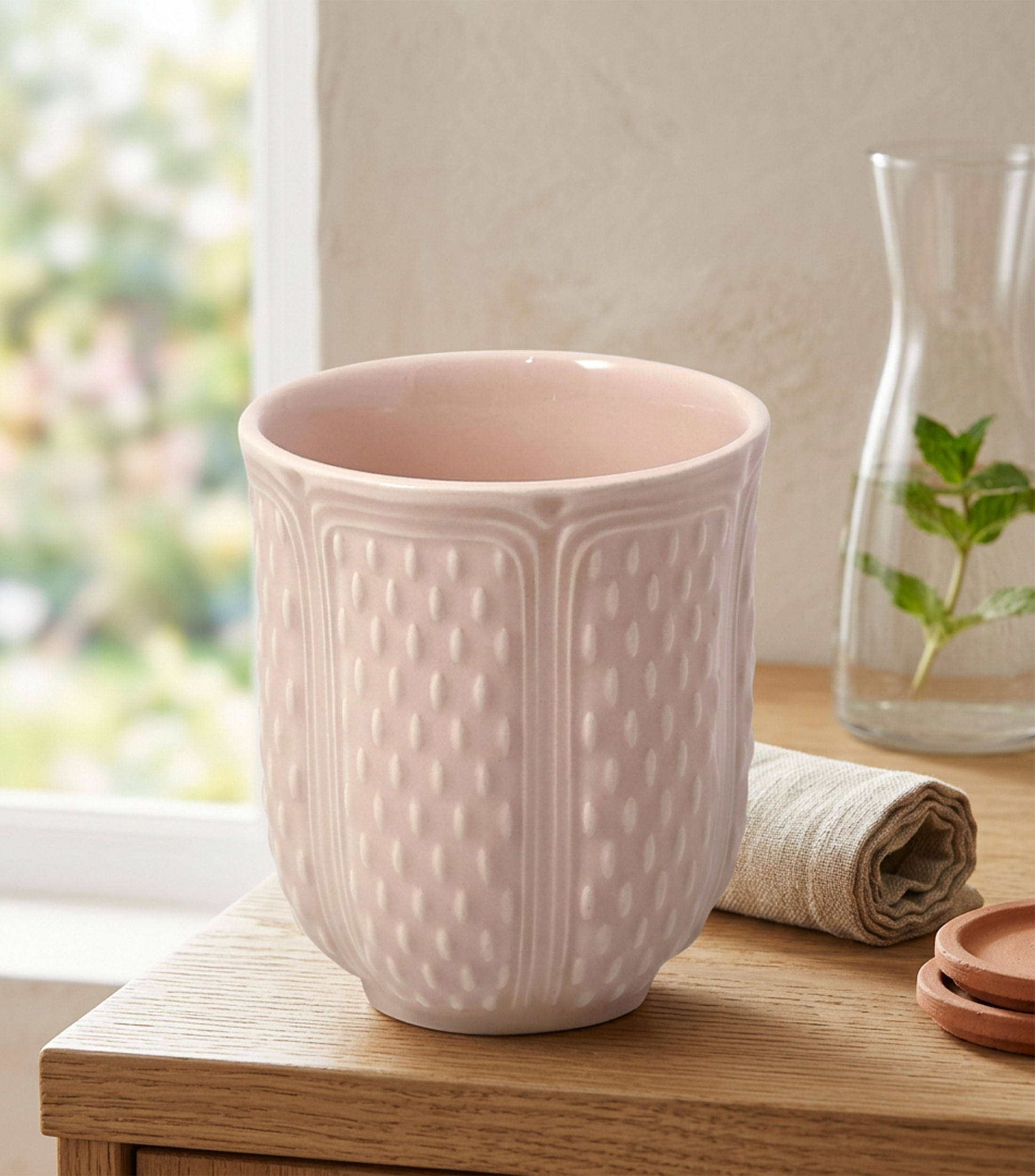 Vaso de Té Rose Poudre