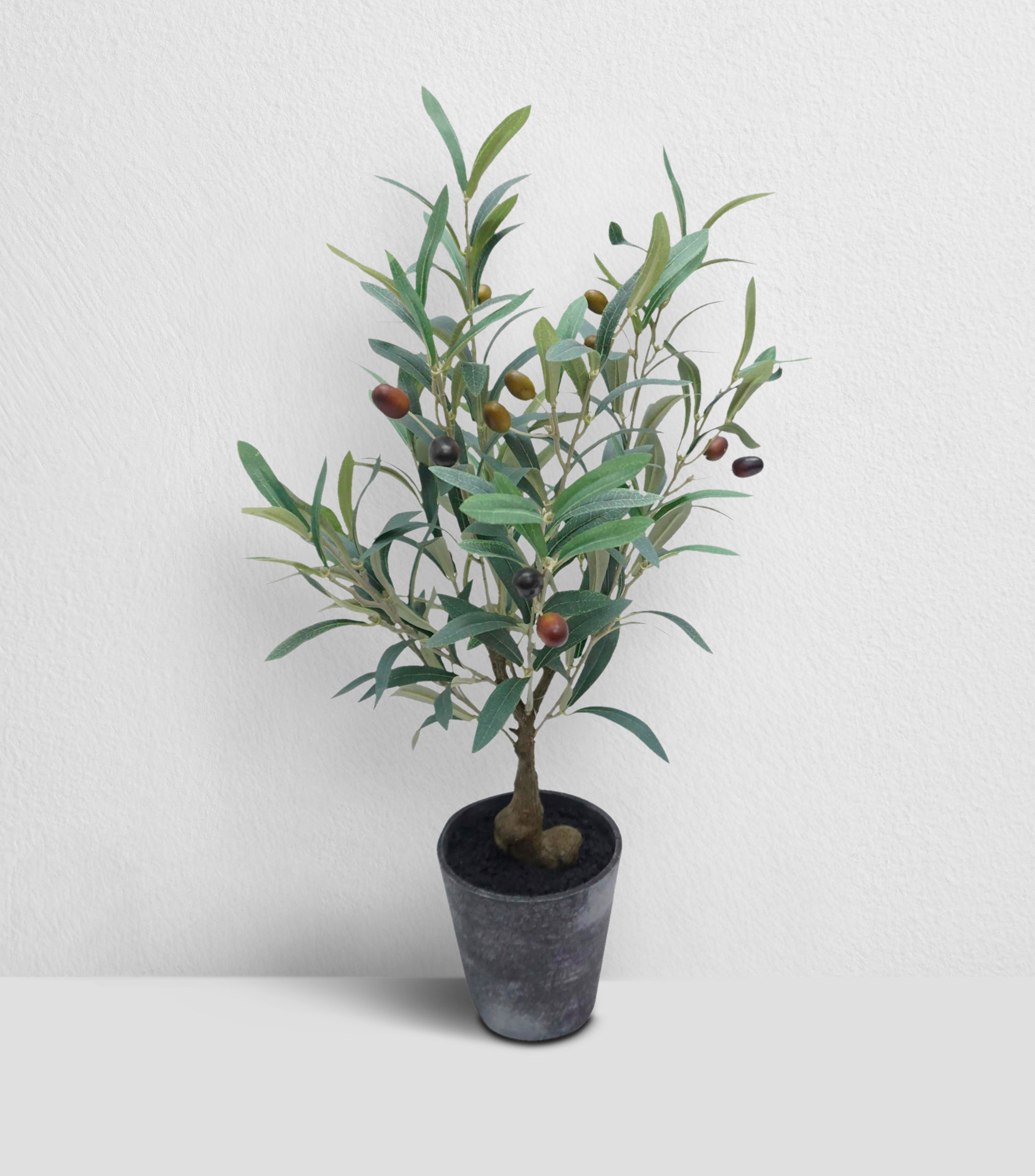 Planta decorativa Olivo con maceta, Artificial