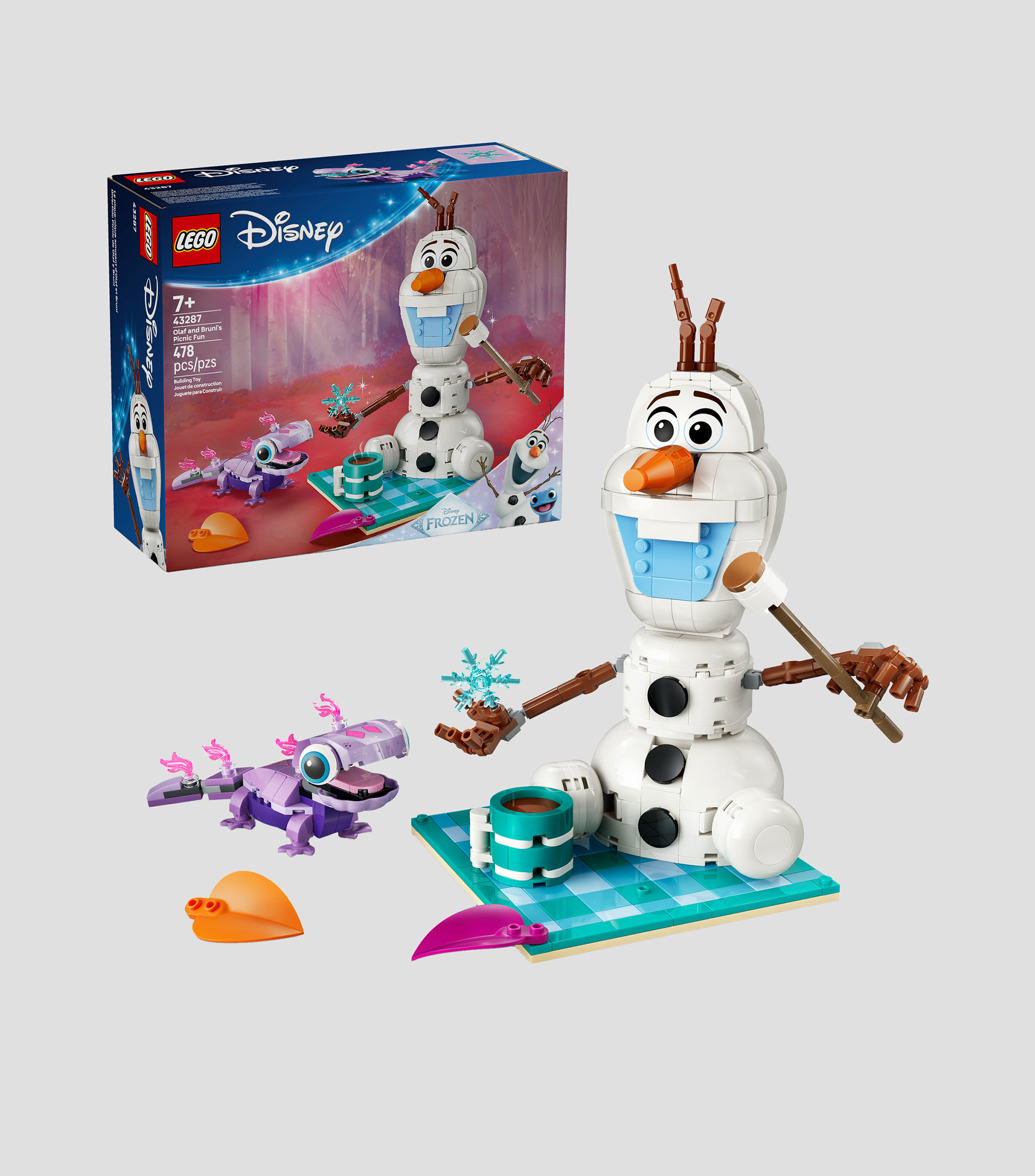 Lego Disney, Frozen Divertido Picnic de Olaf y Bruni