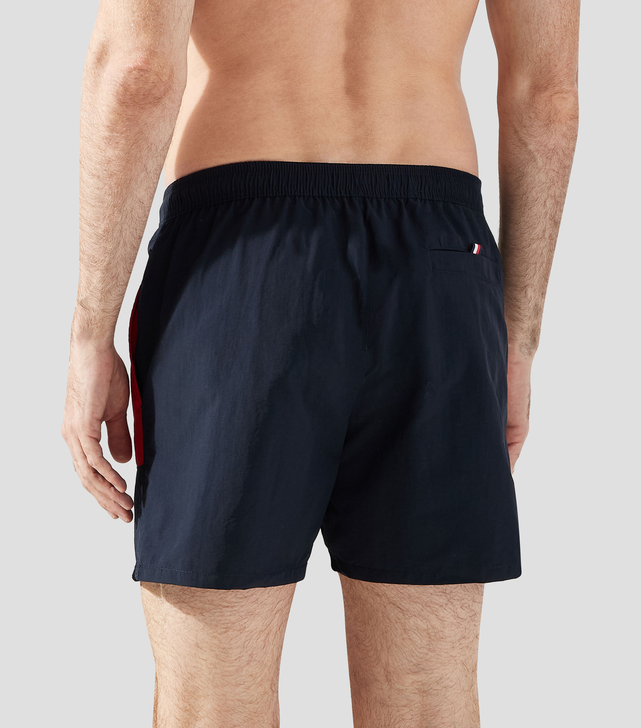 Traje de baño largo liso Hombre
